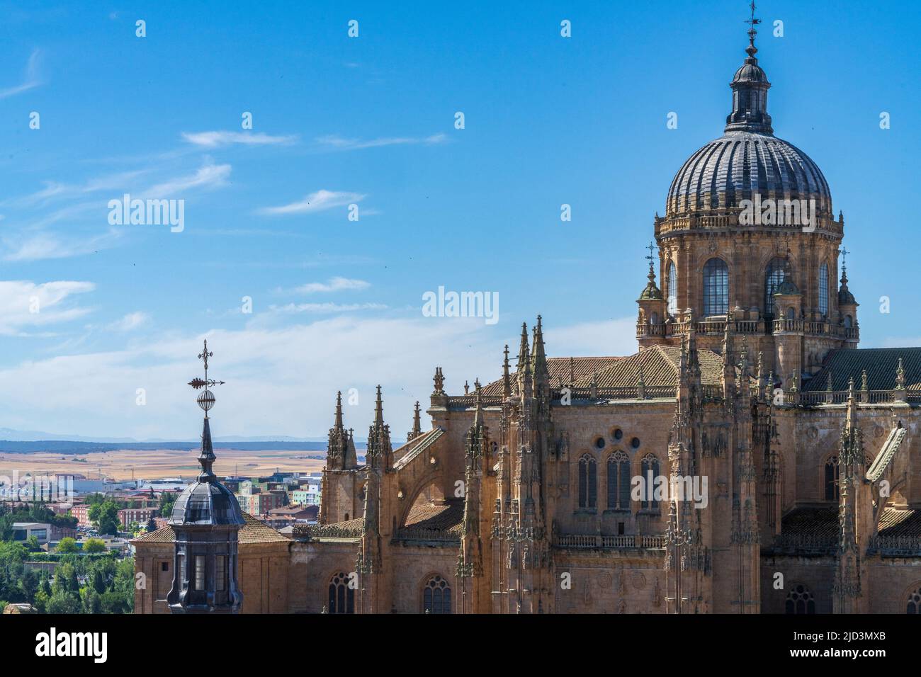 Torres de la Clerecia, pontificia Università, nella città di Salamanca, in Spagna. Foto Stock