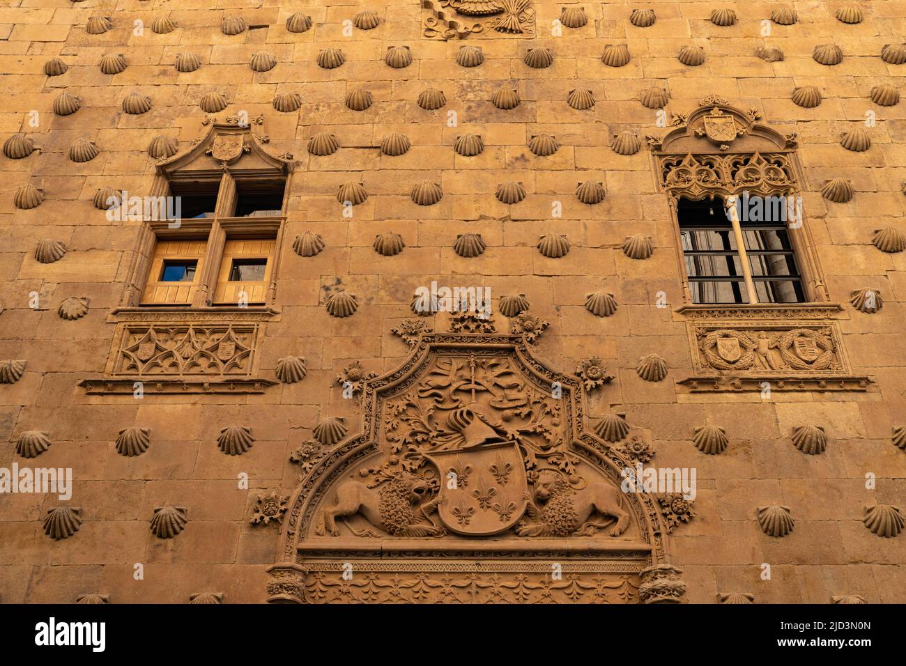 Casa di conchiglie nella città di Salamanca, in Spagna Foto Stock