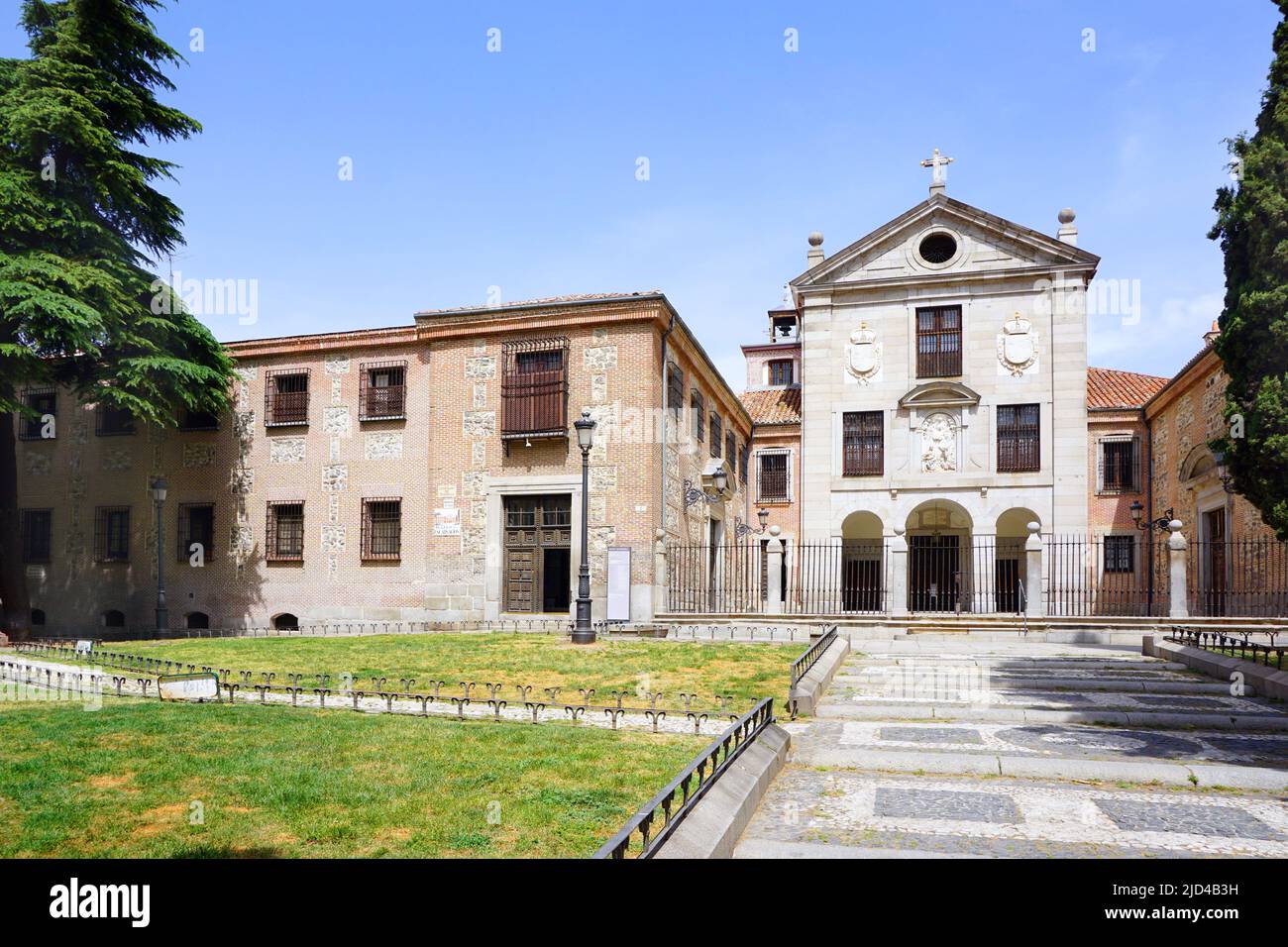 Il Real Monasterio de la Encarnación, noto anche come Monastero reale dell'Incarnazione. Fondato dalla Regina Margherita d'Austria. Monastero di Recollet Augustines, Madrid Spagna. Foto Stock