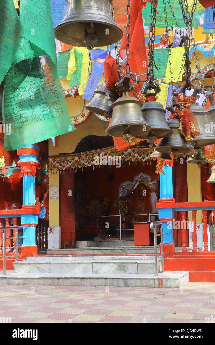 antico e famoso tempio mahakal, il vecchio tempio indù si trova a darjeeling, bengala occidentale, india Foto Stock