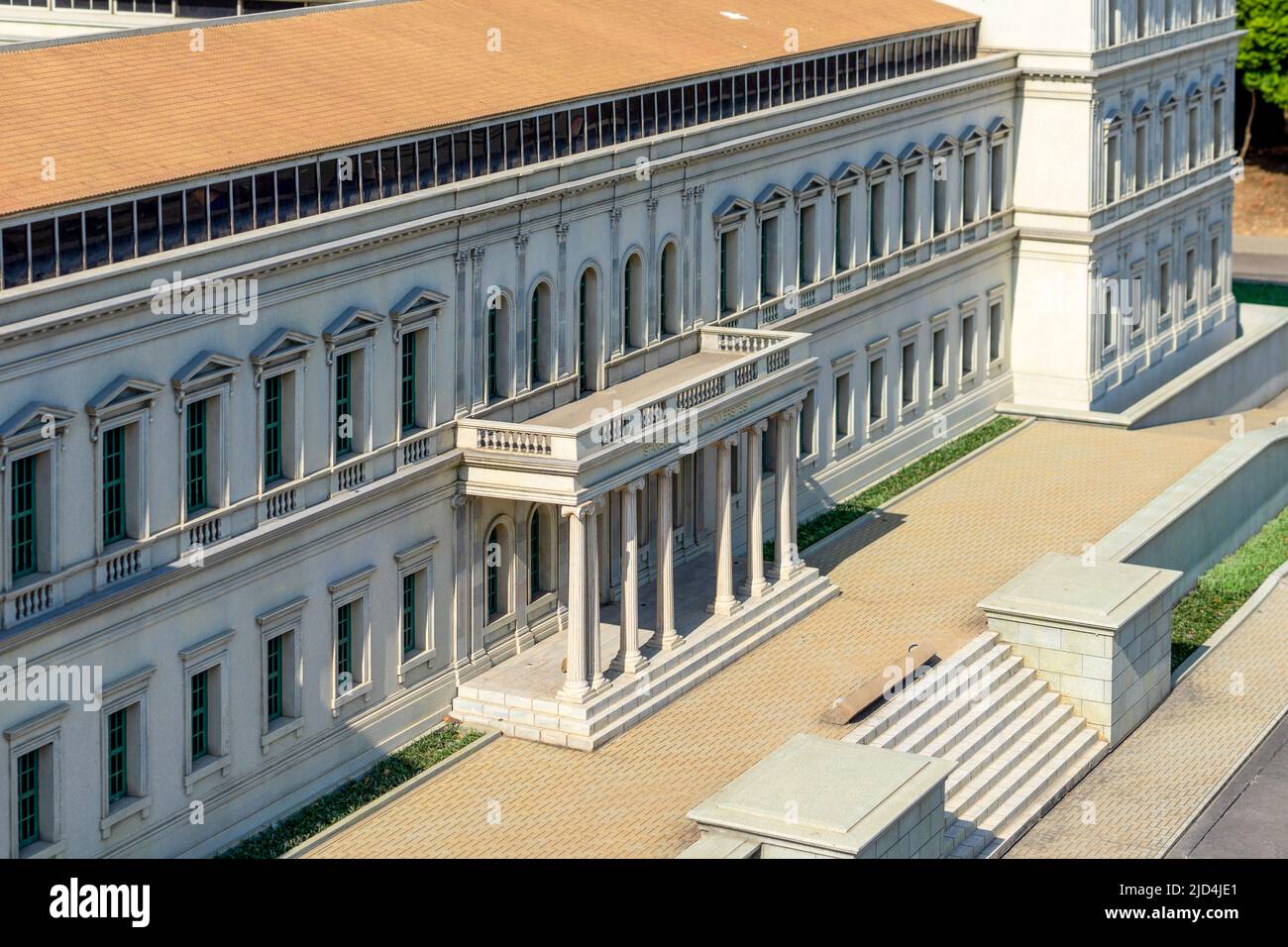 Università tecnica di Istanbul Taskisla Campus Facoltà di Miniaturk Park di Istanbul, Turchia. Foto Stock