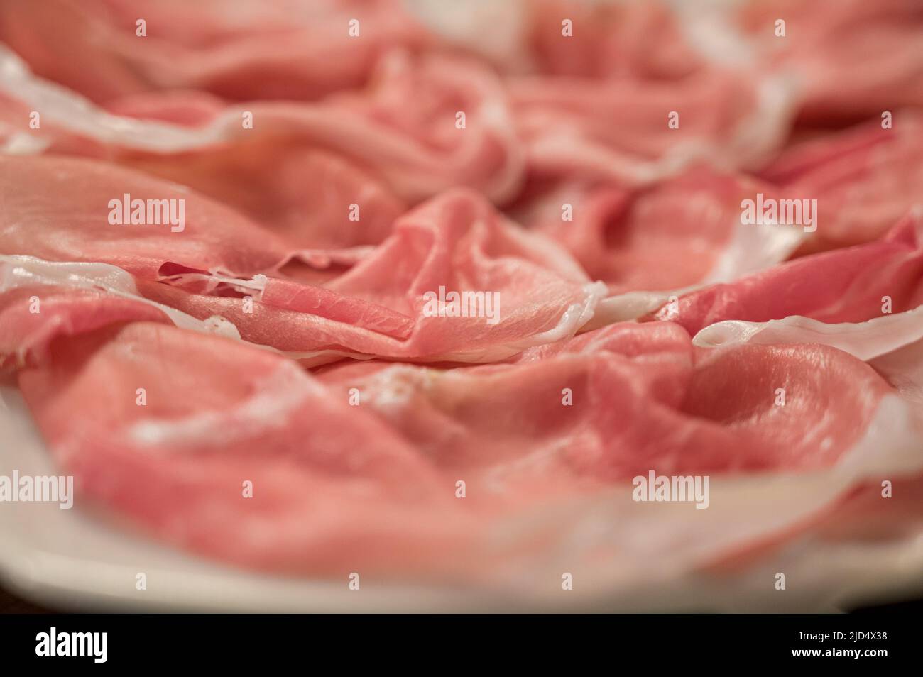 Prosciutto di san daniele in italia Friuli venezia giulia Foto Stock