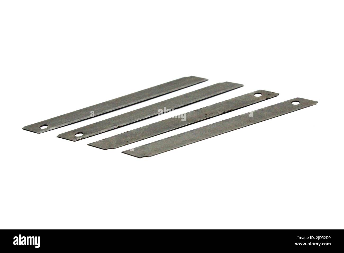 Un'immagine delle lame con messa a fuoco selettiva Foto Stock