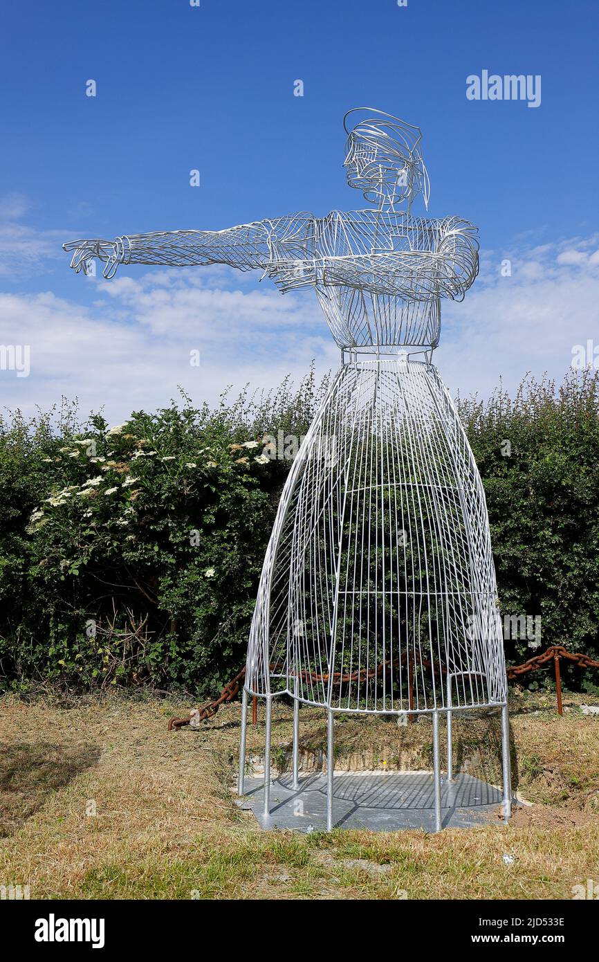 Mill Pond Meadow Woodland Memorial a Featherstone, West Yorkshire, Regno Unito Foto Stock