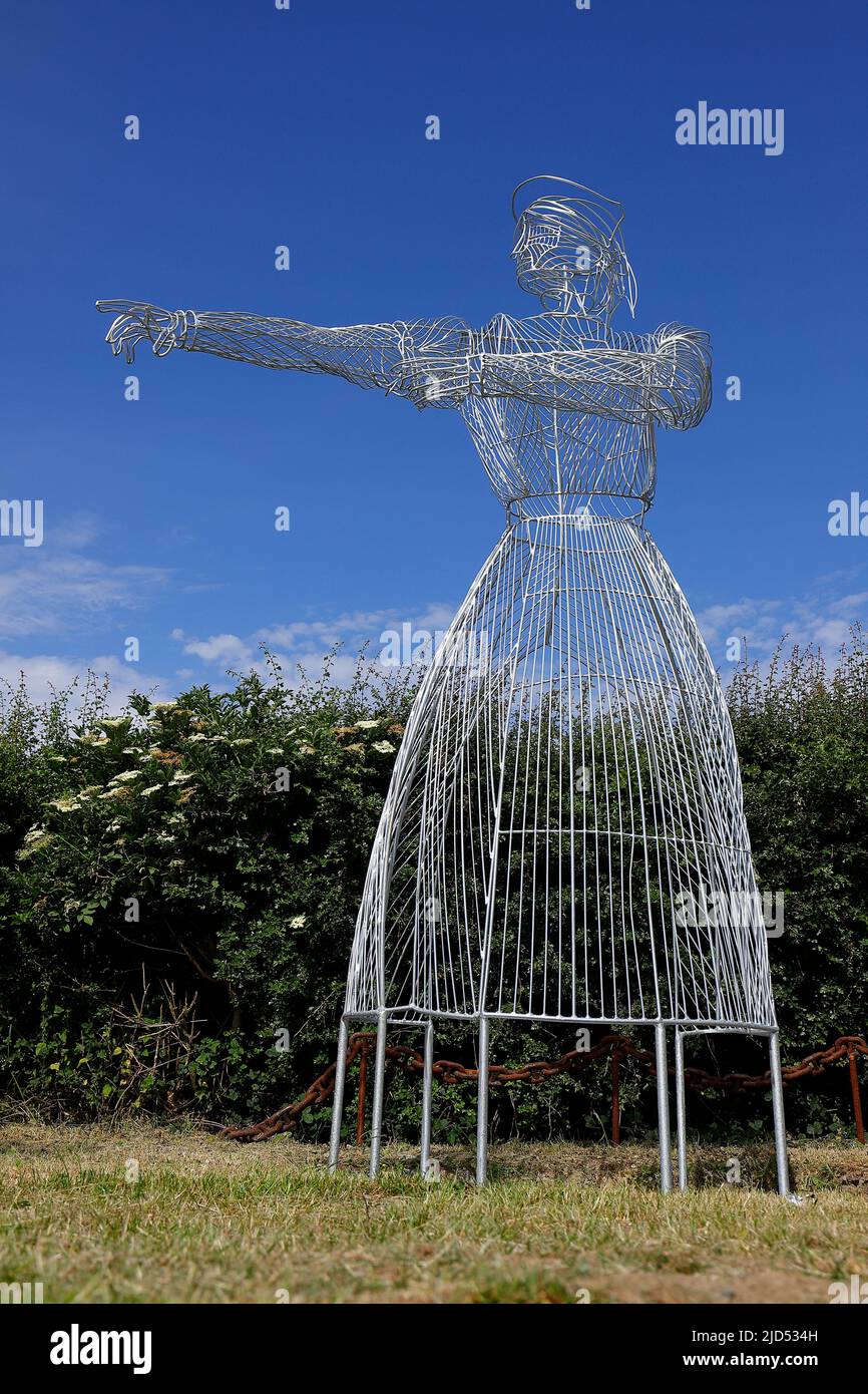 Mill Pond Meadow Woodland Memorial a Featherstone, West Yorkshire, Regno Unito Foto Stock