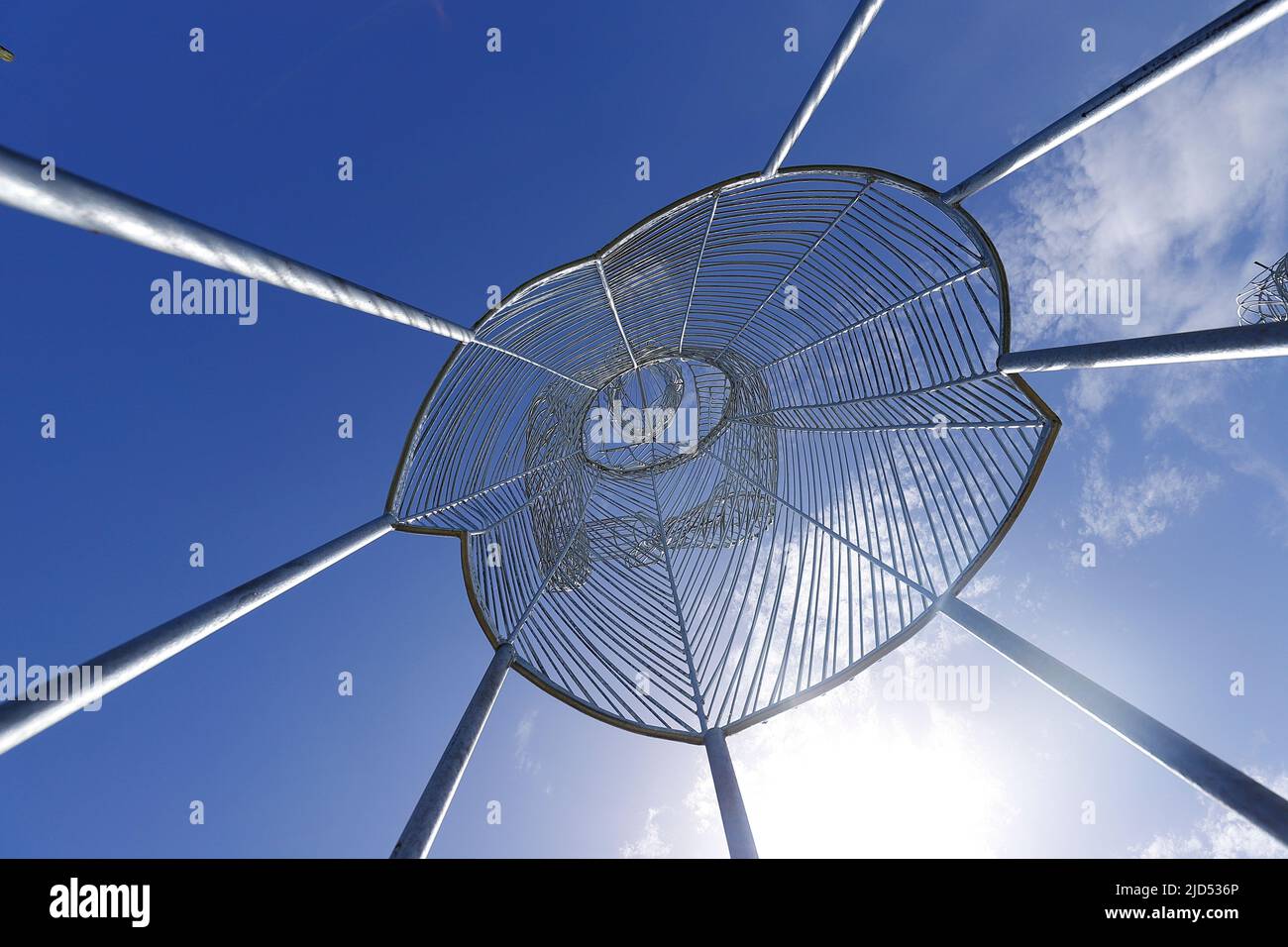 Mill Pond Meadow Woodland Memorial a Featherstone, West Yorkshire, Regno Unito Foto Stock