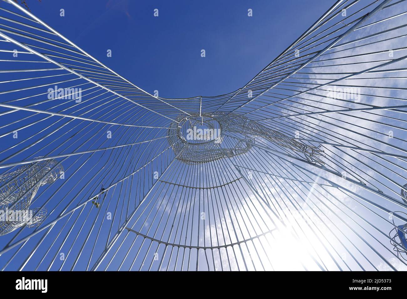 Mill Pond Meadow Woodland Memorial a Featherstone, West Yorkshire, Regno Unito Foto Stock