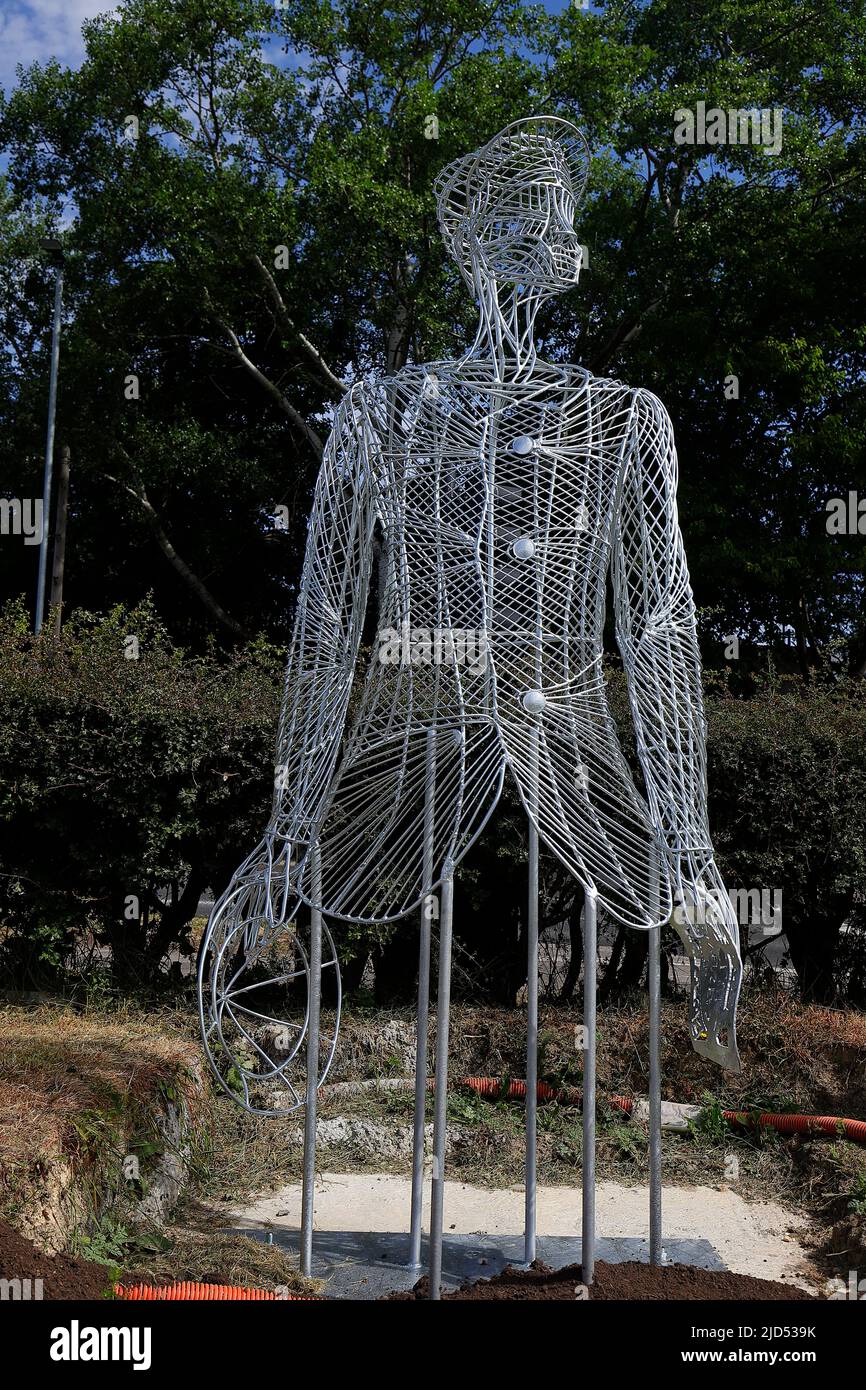 Mill Pond Meadow Woodland Memorial a Featherstone, West Yorkshire, Regno Unito Foto Stock