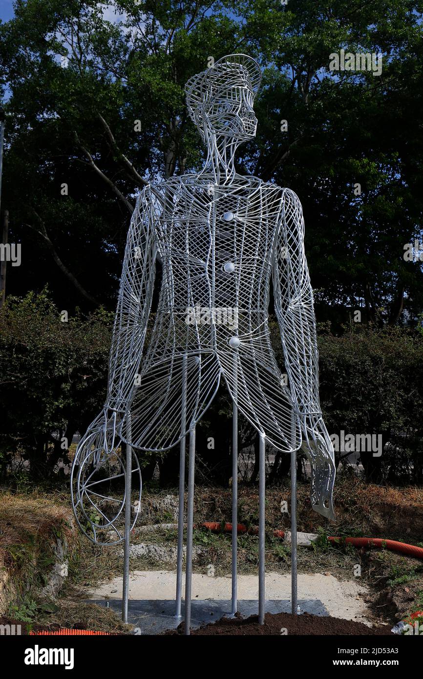 Mill Pond Meadow Woodland Memorial a Featherstone, West Yorkshire, Regno Unito Foto Stock
