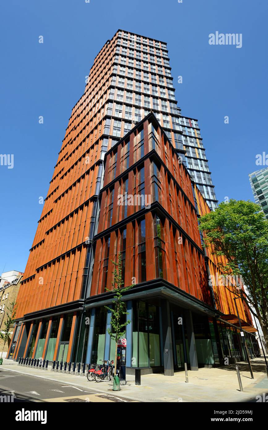 One Crown Place, Sun Street, City of London, Regno Unito Foto Stock