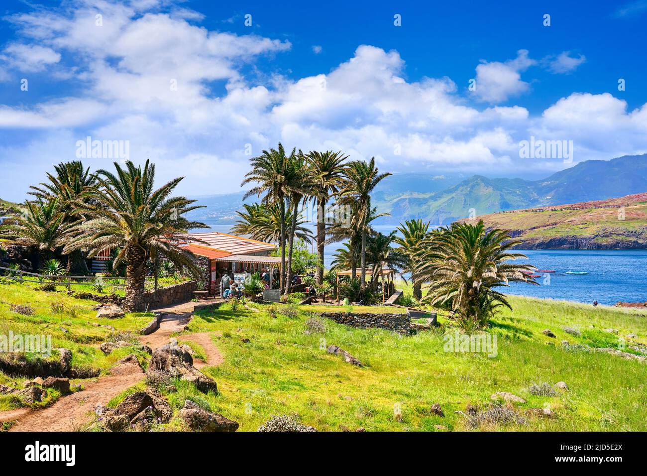 Penisola di Ponta Sao Lourenco, Isola di Madeira, Portogallo Foto Stock