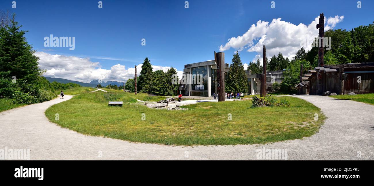 VANCOUVER, BC, CANADA, 03 GIUGNO 2019: Il Museo di Antropologia presso il campus UBC della University of British Columbia a Vancouver, British Columbia, Cana Foto Stock