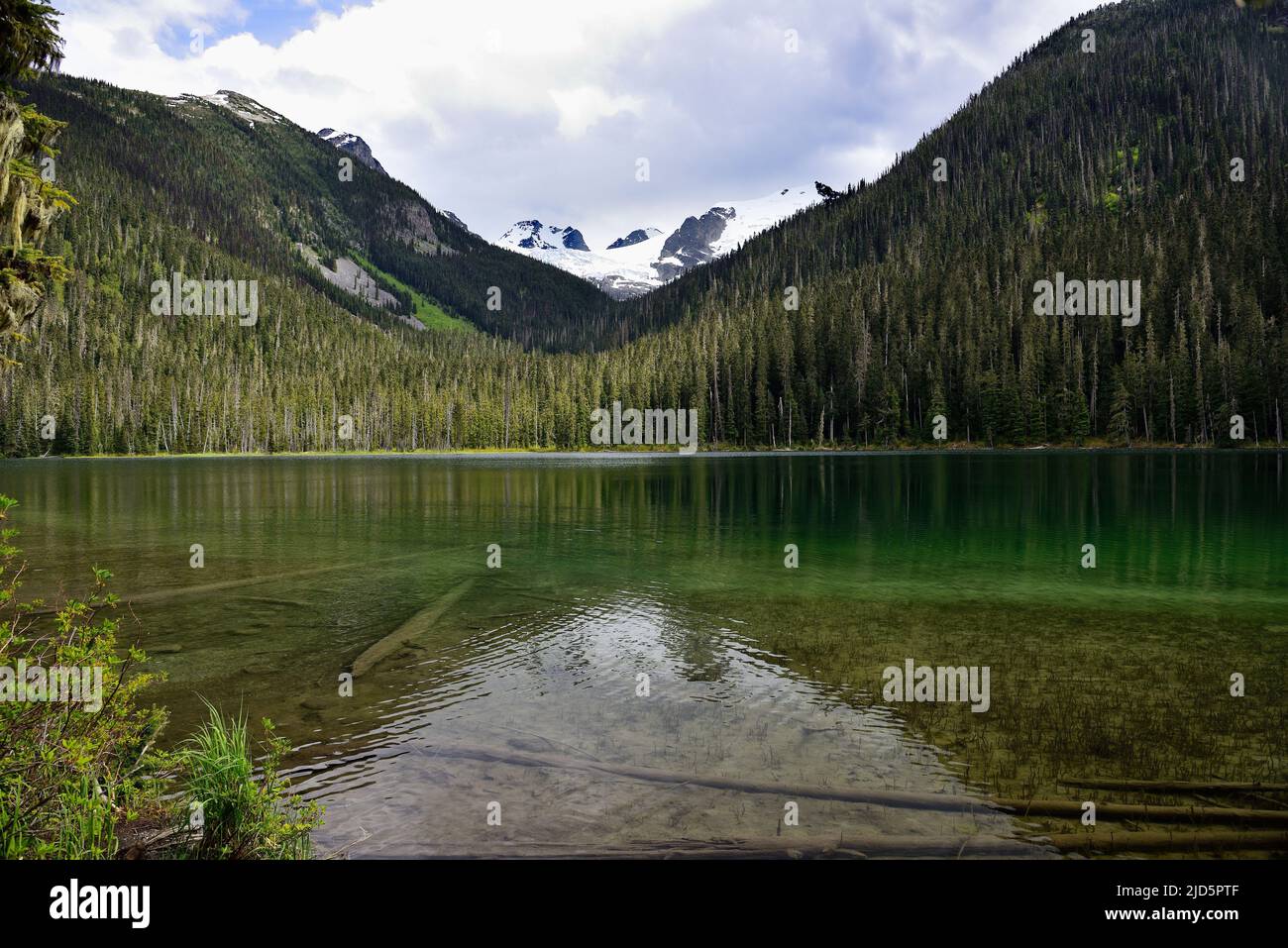 I laghi Joffre - i laghi glaciali più accessibili in tutta la Columbia Britannica Foto Stock