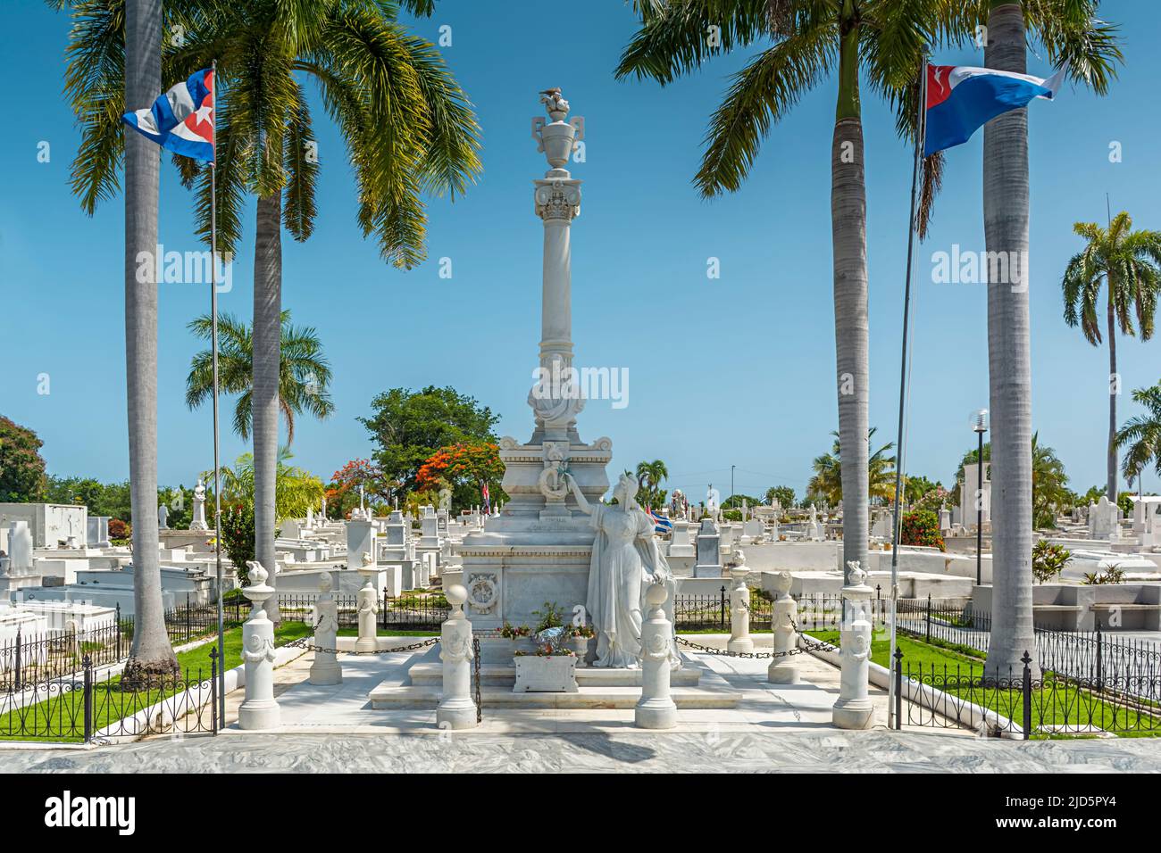 Cimitero di Santa Ifigenia, Santiago di Cuba, Cuba Foto Stock