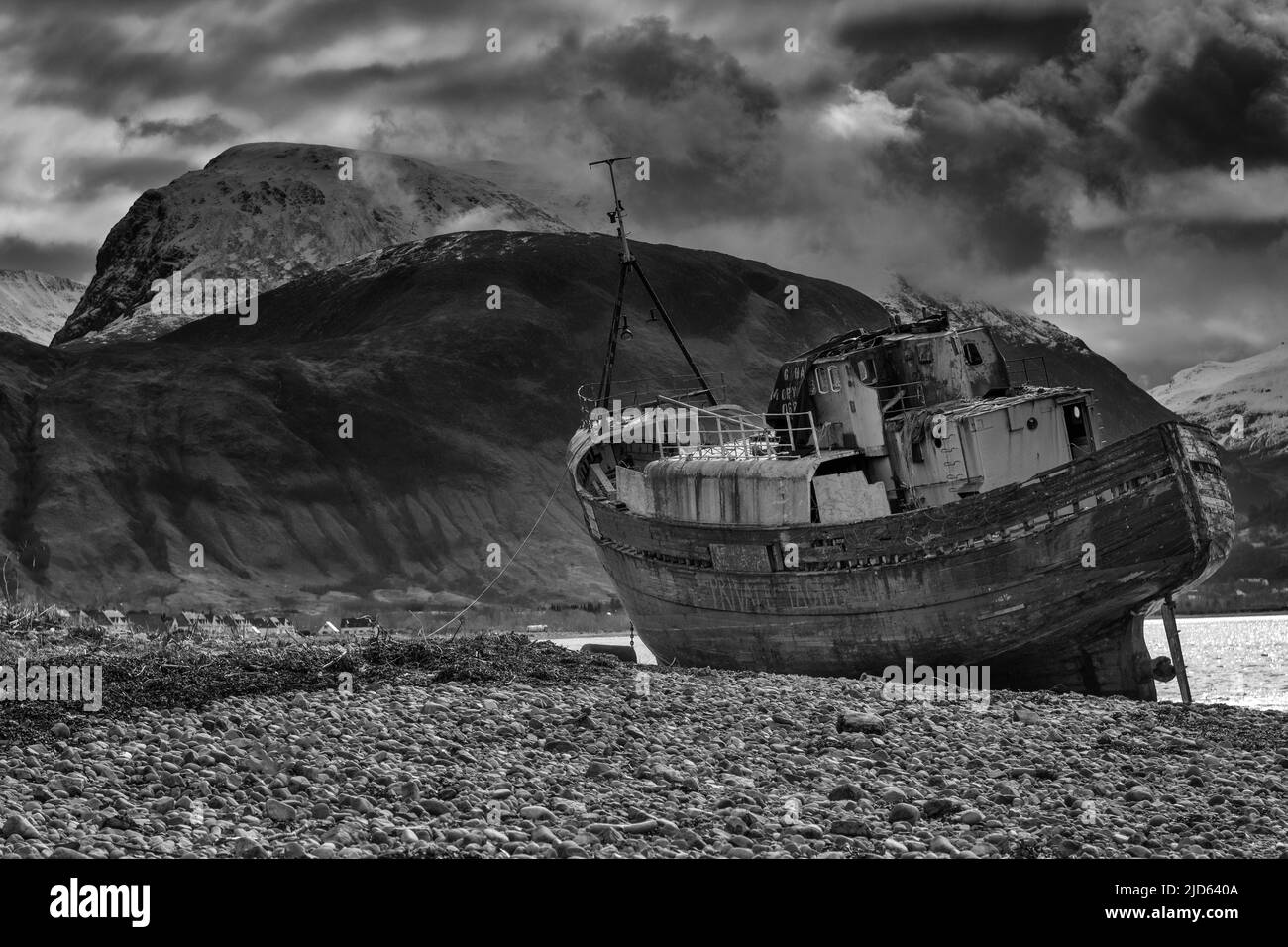Il Corpach Wreck Foto Stock