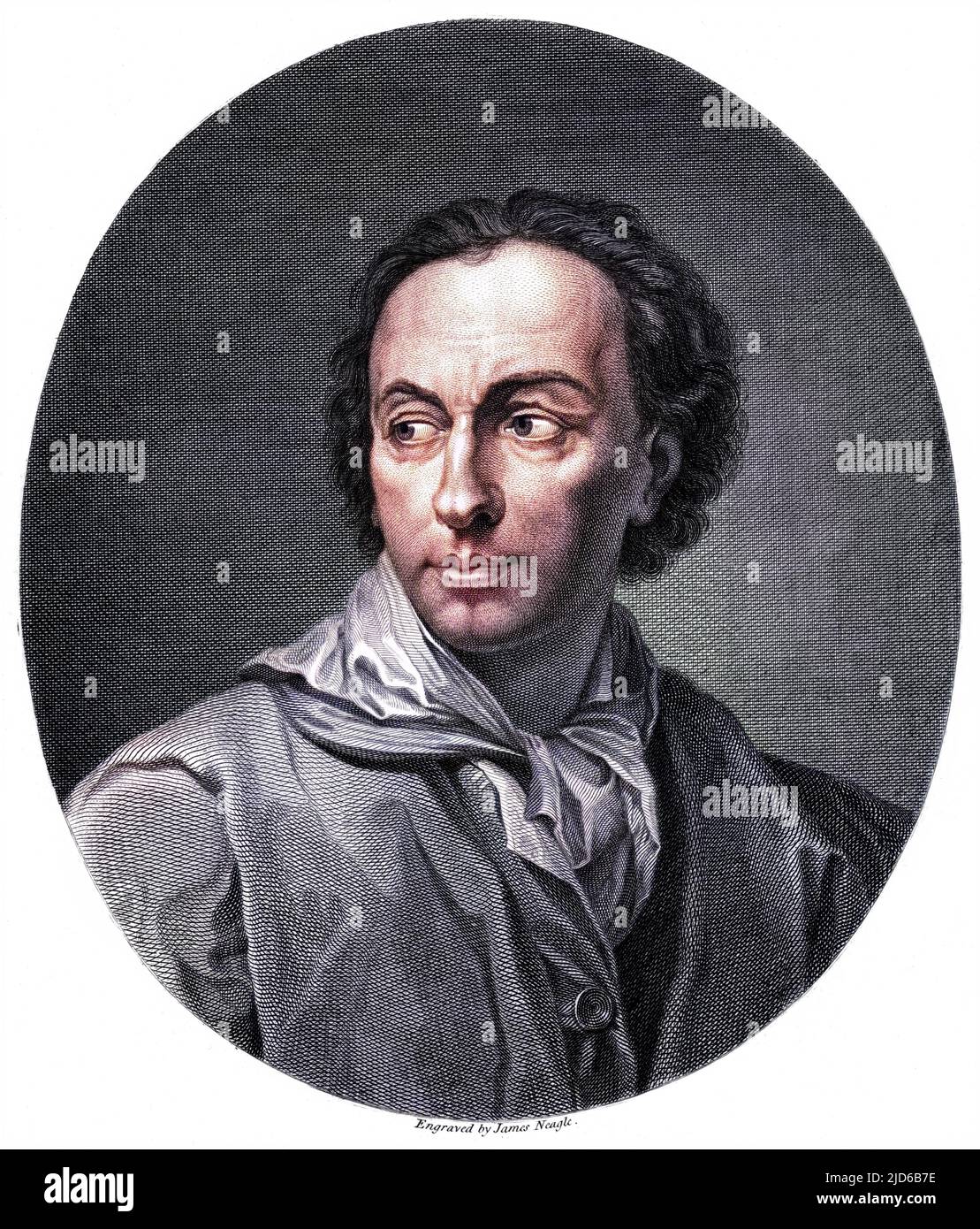 ANTON RAPHAEL MENGS artista boemo-italiano versione colorizzata di : 10164887 Data: 1728 - 1779 Foto Stock