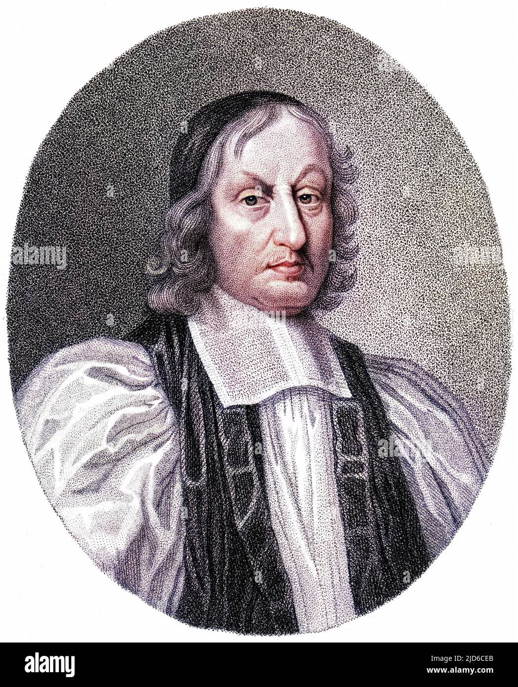 JOHN PEARSON inglese churchman, vescovo di Chester Colorizzato versione di : 10172214 Data: 1612 - 1686 Foto Stock