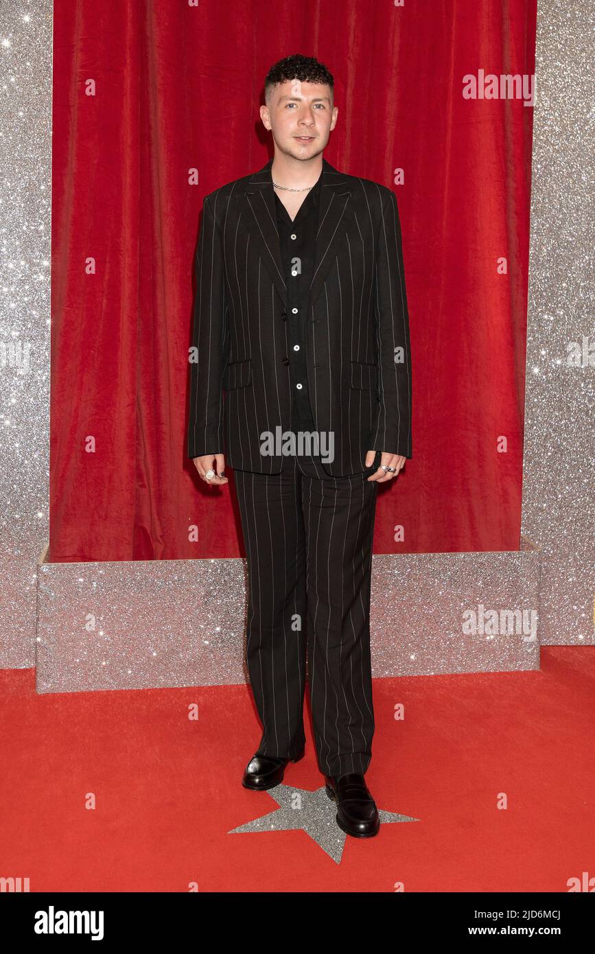 LONDRA, REGNO UNITO. 11th giugno 2022. Jack James Ryan arriva per il bagno British SOAP Awards 2022 l'impero di Hackney a Londra, Inghilterra. CREDIT: S.A.M./ALAMY Foto Stock