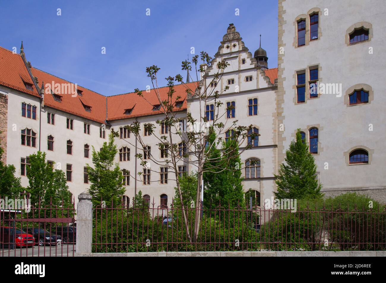 Germania, Sassonia-Anhalt, Halle, Tribunale distrettuale, Foto Stock