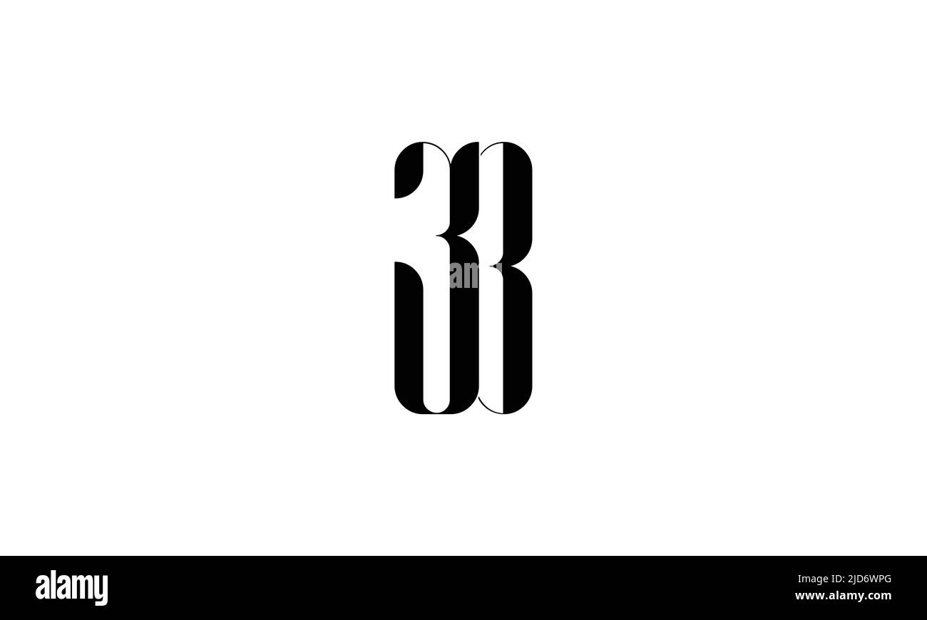 Monogramma ZD, DZ Abstract Letters Logo Illustrazione Vettoriale