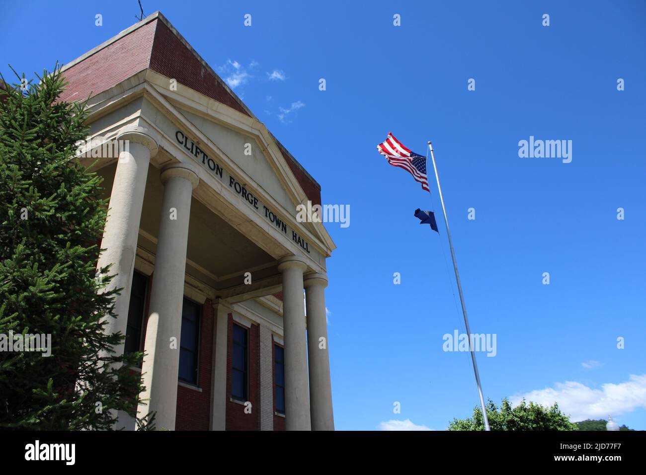 Città rurale Appalachian, primavera 2022 Foto Stock