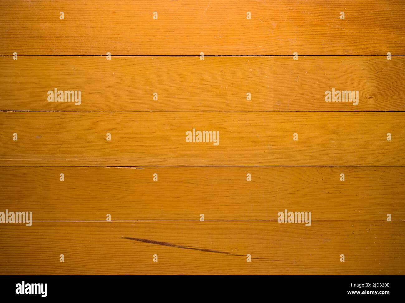 Pavimento in legno vecchio e graffiato. Trama dipinta con vernice Foto Stock