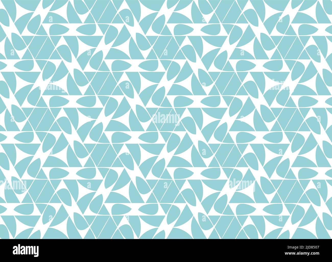 disegno astratto a triangolo bianco e blu, sfondo geometrico a trama circolare, illustrazione, disegno naturale Foto Stock