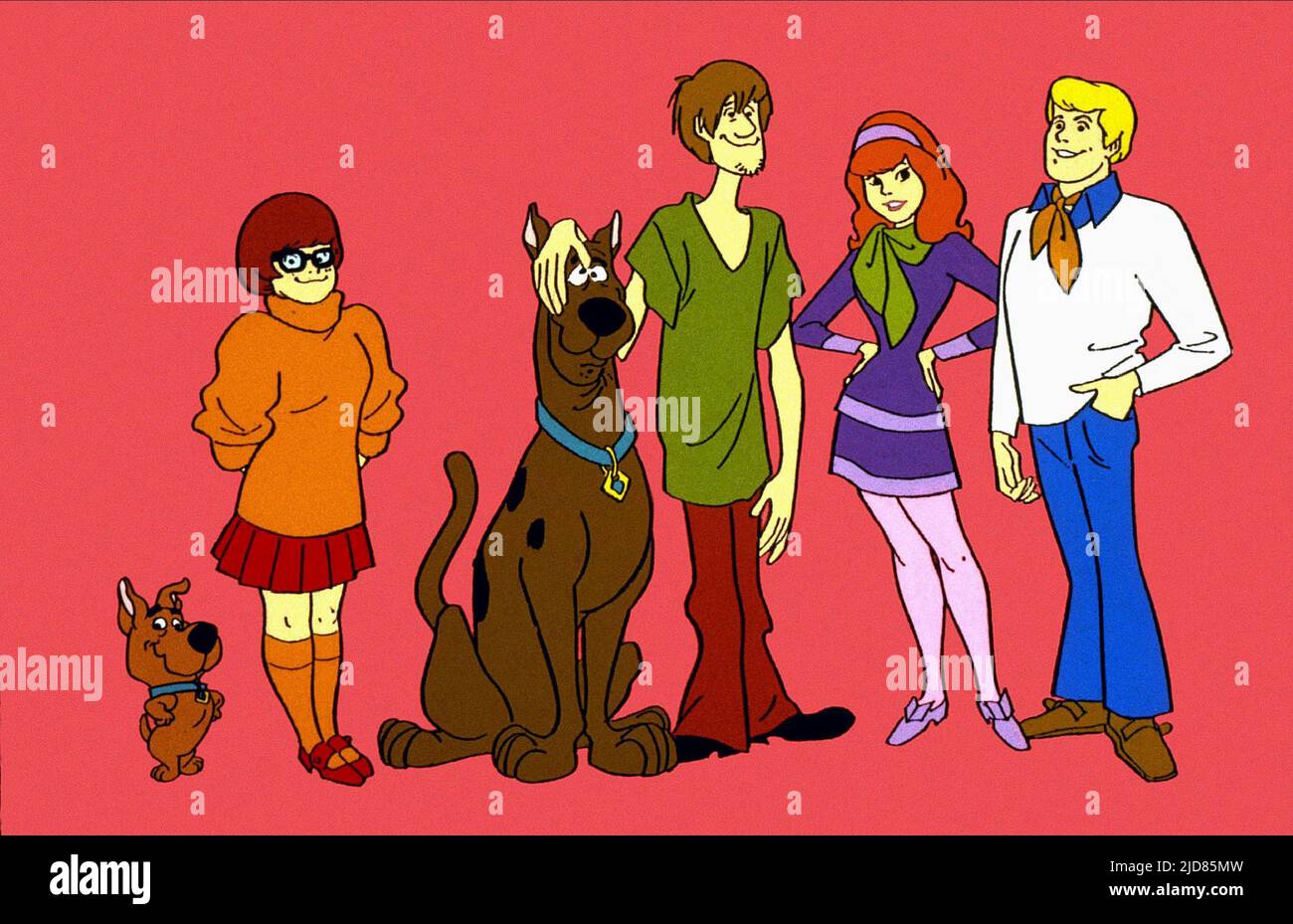 SCRAPPY, VELMA, SCOOBY, SHAGGY, SCOOBY-DOO E SCRAPPY-DOO, 1979, Foto Stock