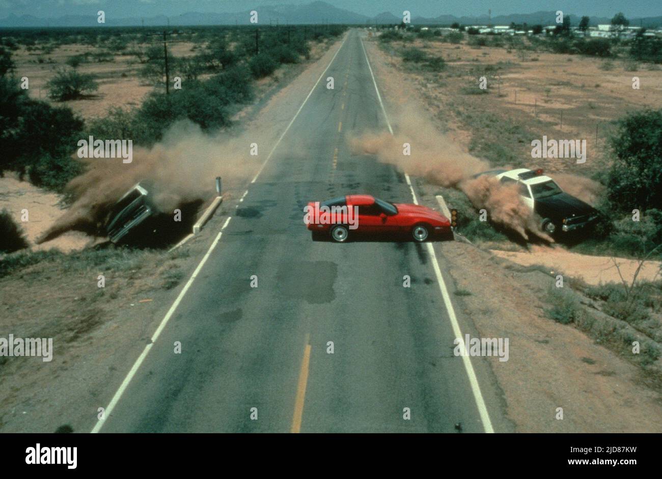 SPORT,CRASH, CANNONBALL RUN II, 1984, Foto Stock