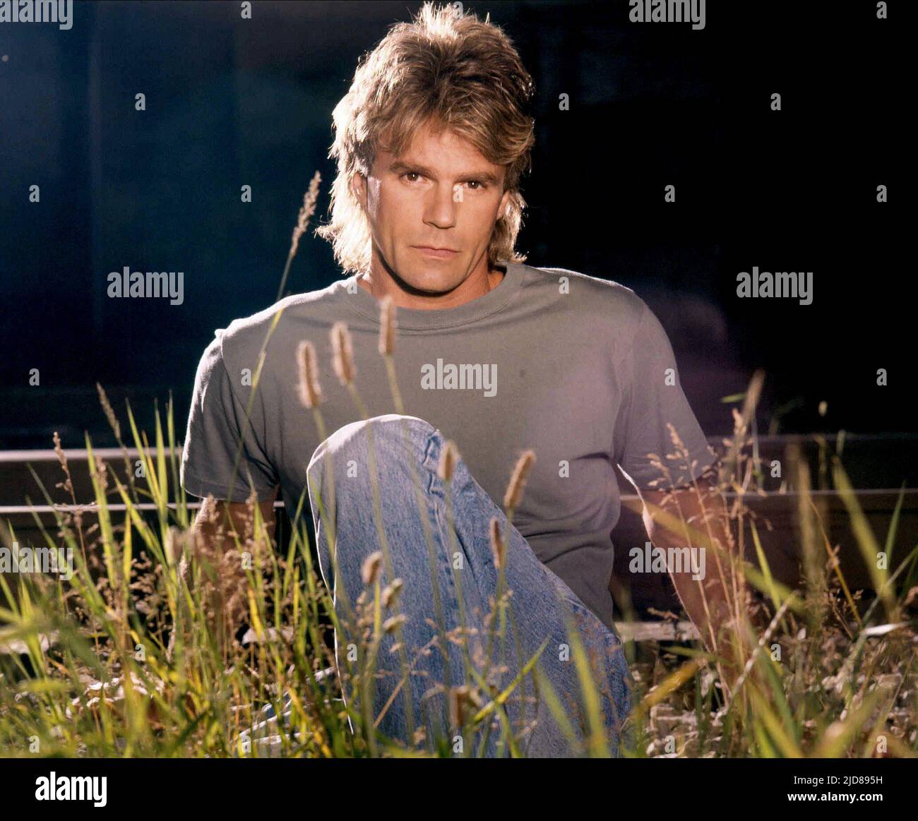 RICHARD DEAN ANDERSON, MACGYVER, 1985, Foto Stock