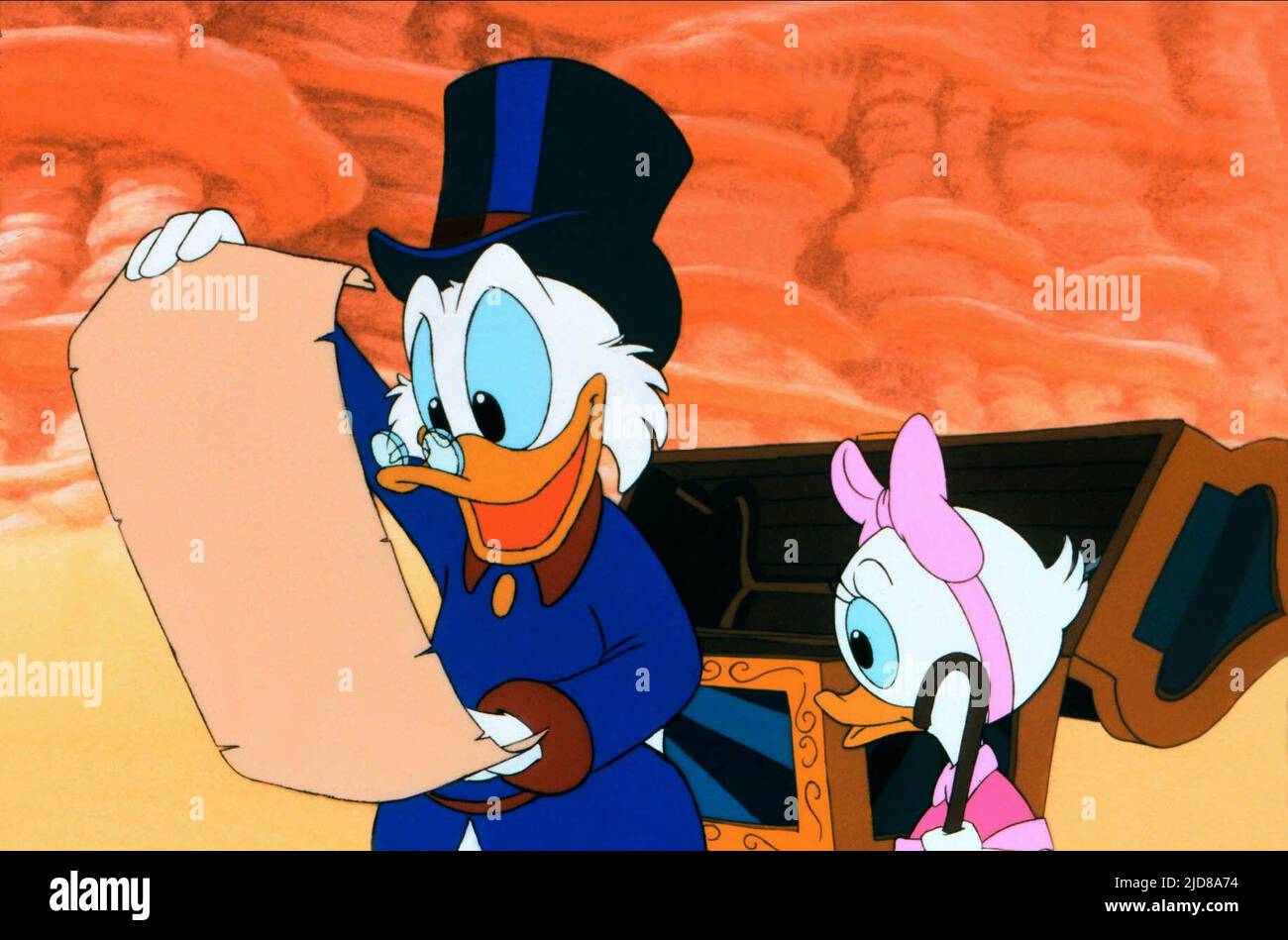 MCDUCK,VANDERQUACK, DUCKTALES IL FILMATO: tesoro della lampada perduta, 1990 Foto Stock