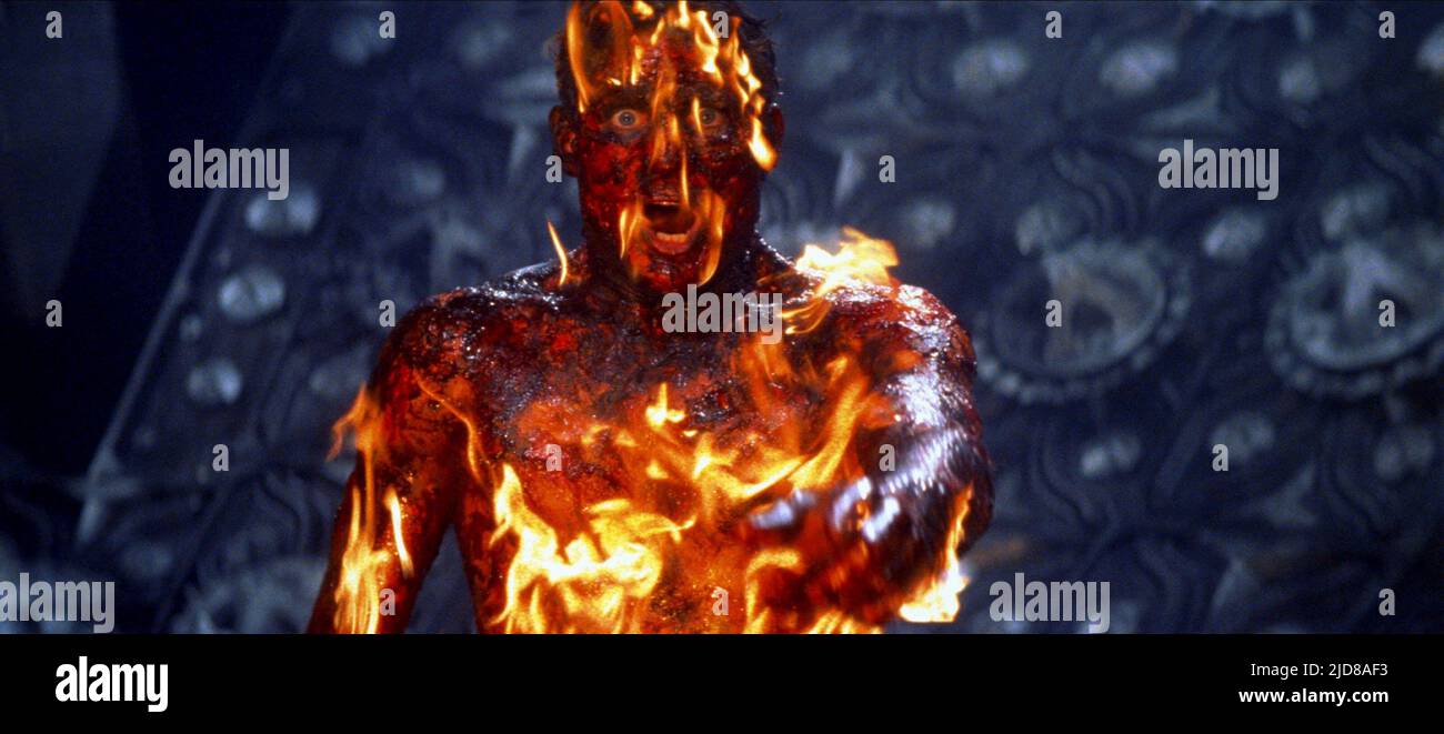Persona sul fuoco, Event Horizon, 1997 Foto Stock