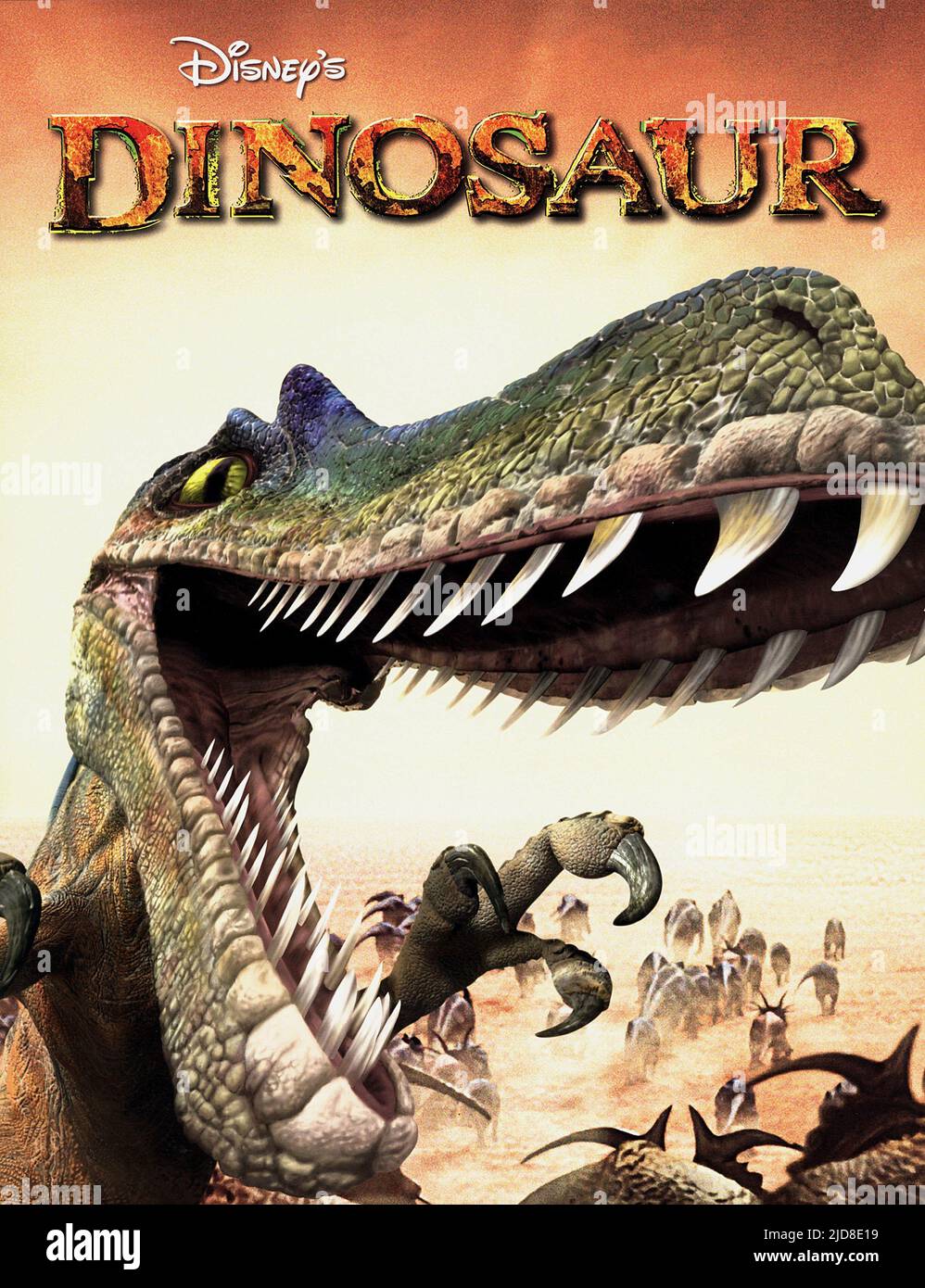 POSTER CINEMATOGRAFICO, DINOSAURO, 2000, Foto Stock