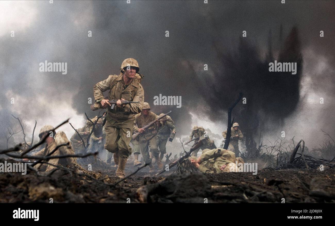 BATTLEFIELD SCENE, THE PACIFIC, 2010, Foto Stock