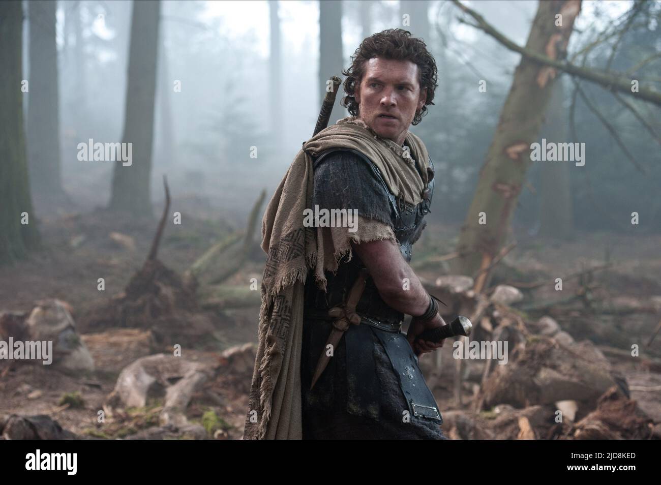 SAM WORTHINGTON, IRA DEI TITANI, 2012, Foto Stock