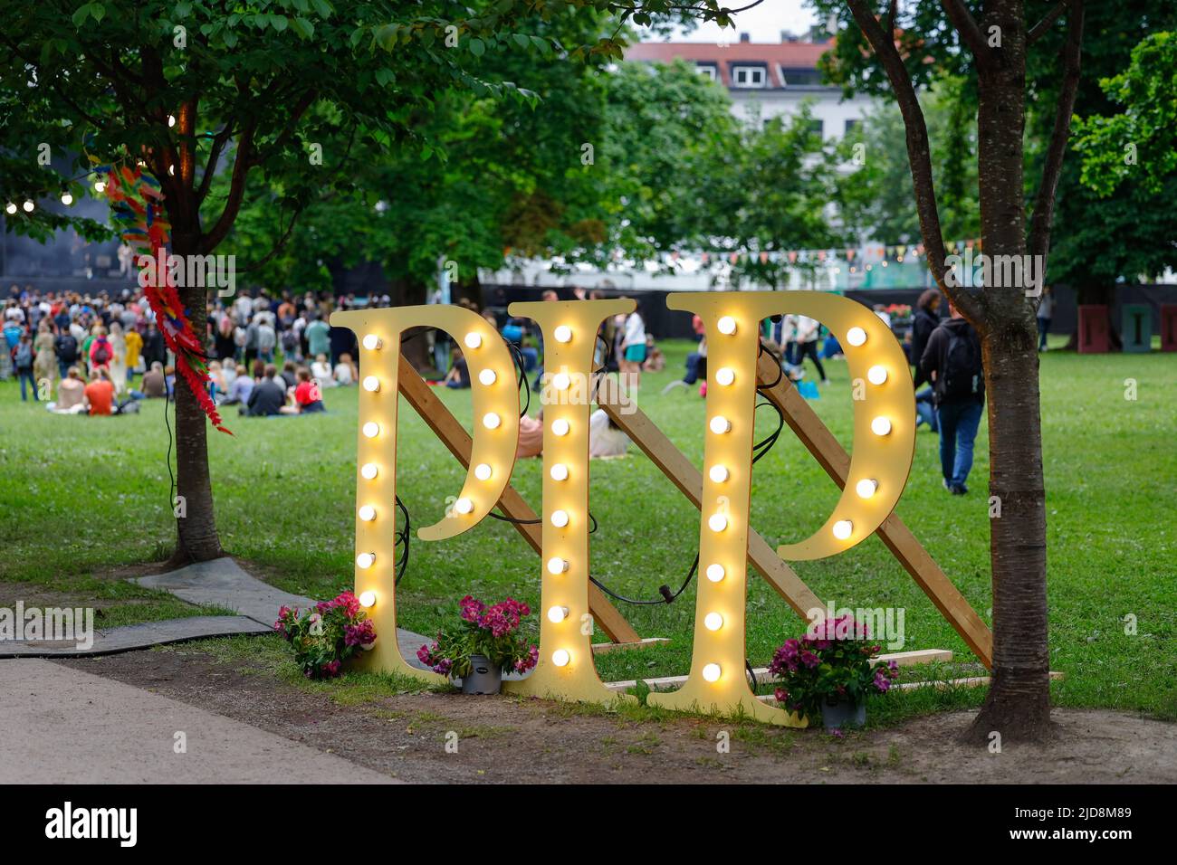 Oslo, Norvegia. 17th, giugno 2022. Il festival musicale norvegese Piknik i Parken 2022 a Oslo. (Photo credit: Gonzales Photo - Stian S. Moeller). Foto Stock