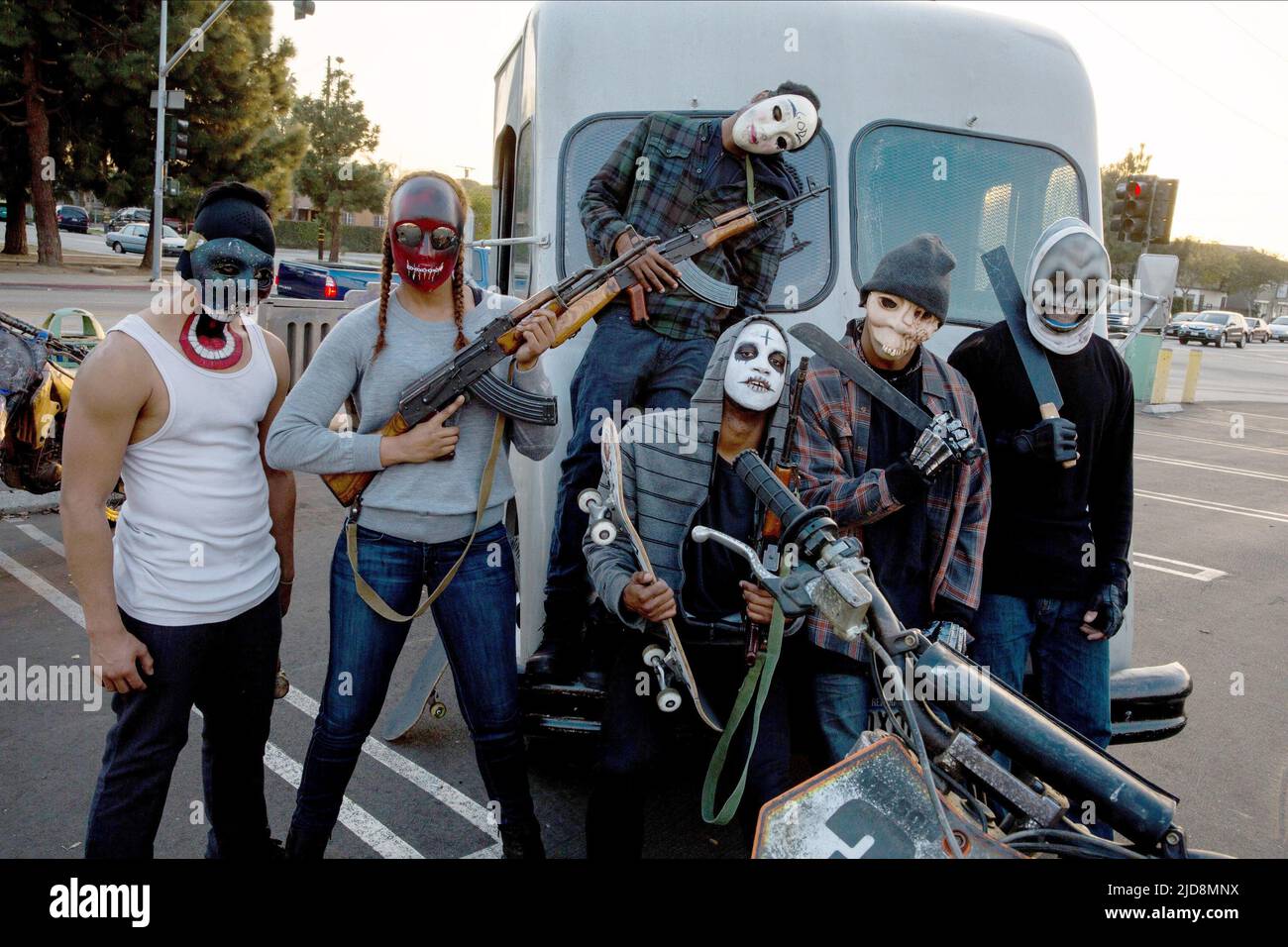 MASCHERATO PURGERS, IL PURGE: ANARCHIA, 2014, Foto Stock