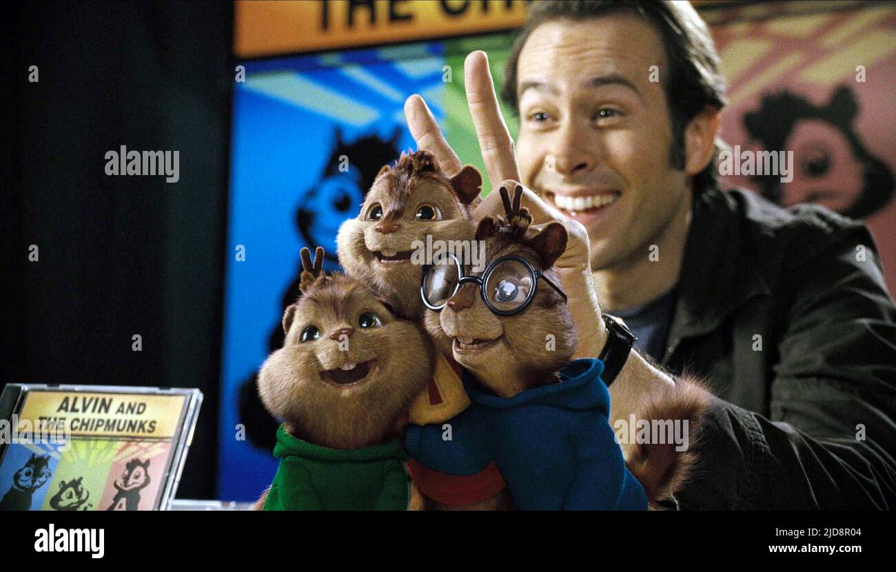 THEODORE, ALVIN, SIMON, LEE, ALVIN E I CHIPPUNKS, 2007, Foto Stock