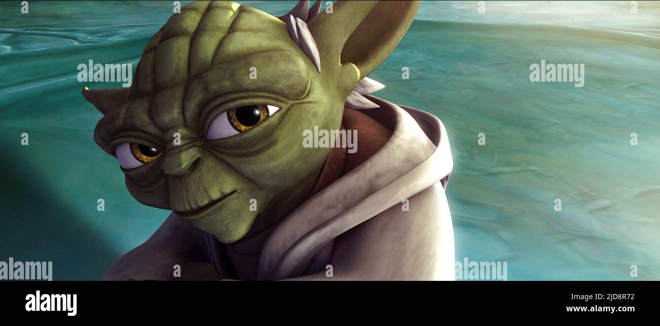 YODA, GUERRE STELLARI: LE GUERRE CLONE, 2008, Foto Stock