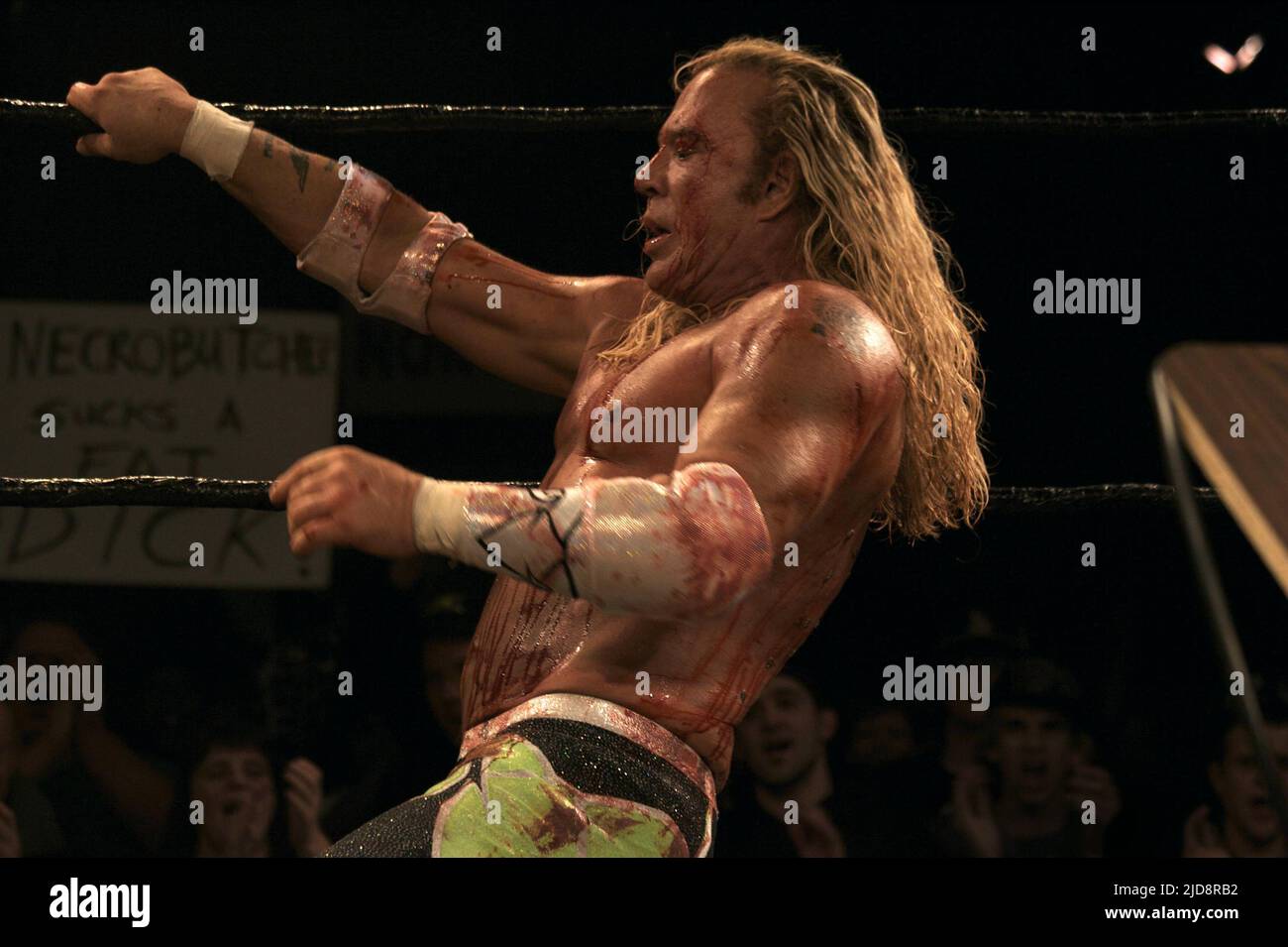 MICKEY ROURKE, IL WRESTLER, 2008, Foto Stock