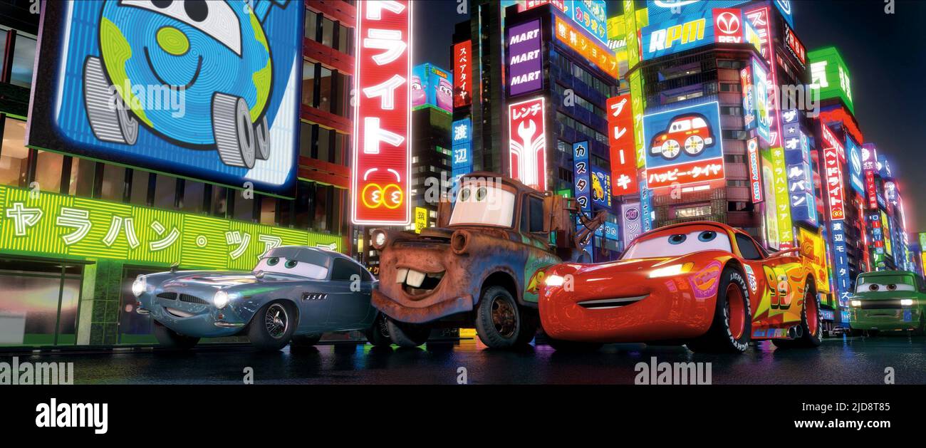 MCMISSILE, MATER, MCQUEEN, AUTOMOBILI 2, 2011, Foto Stock
