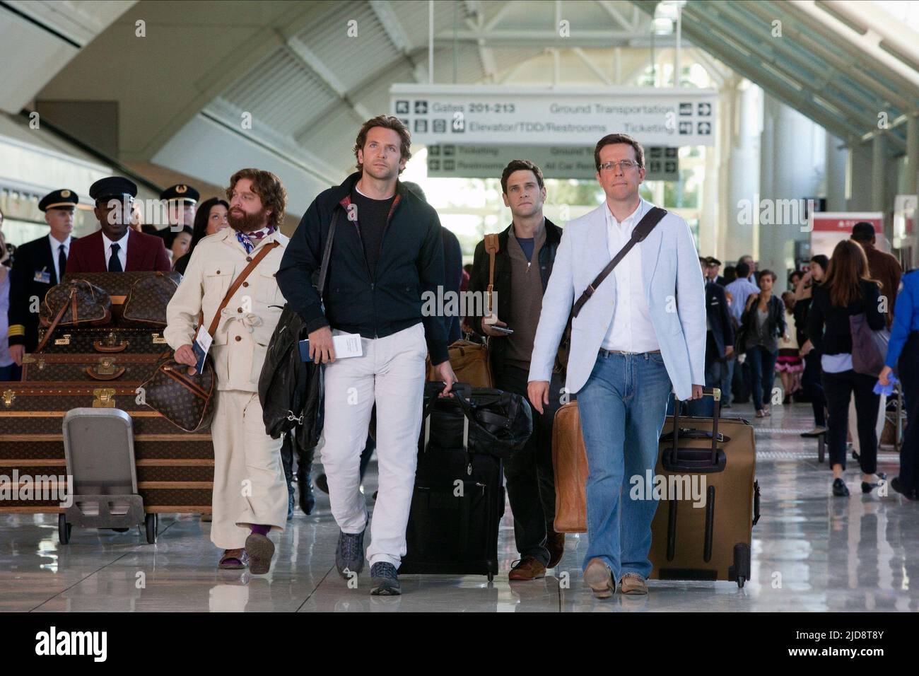 GALIFIANAKIS, COOPER, BARTHA, HELMS, THE HANGOVER PARTE II, 2011, Foto Stock