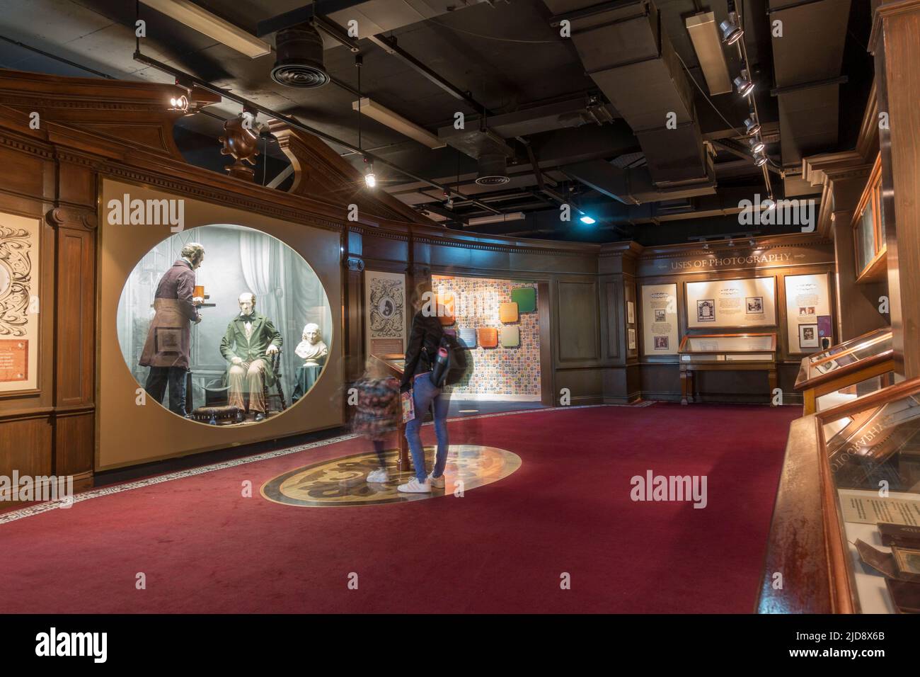 Vista generale delle mostre presso il National Science and Media Museum, Bradford, Yorkshire, Regno Unito. Foto Stock