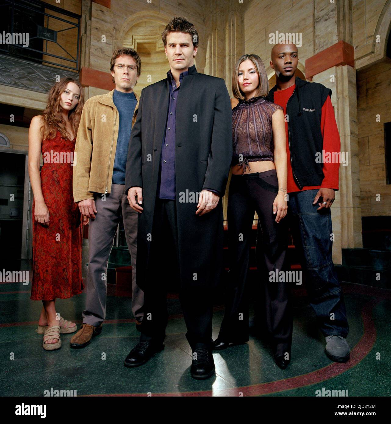 ACKER,DENISOFS,BOREANAZ,CARPENTIERE,RICHARDS, ANGEL : STAGIONE 2, 2000, Foto Stock