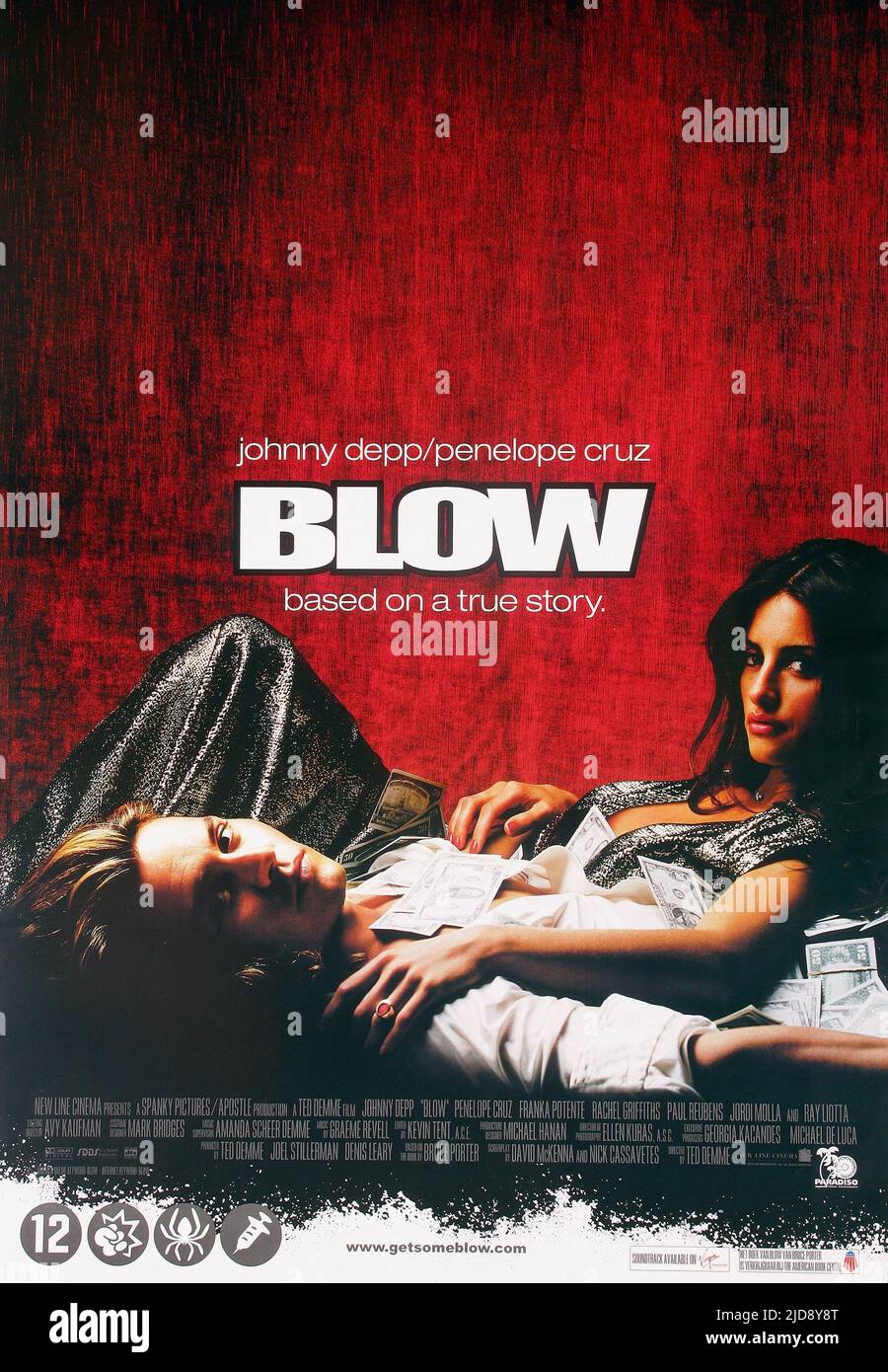 DEPP, POSTER, BLOW, 2001, Foto Stock