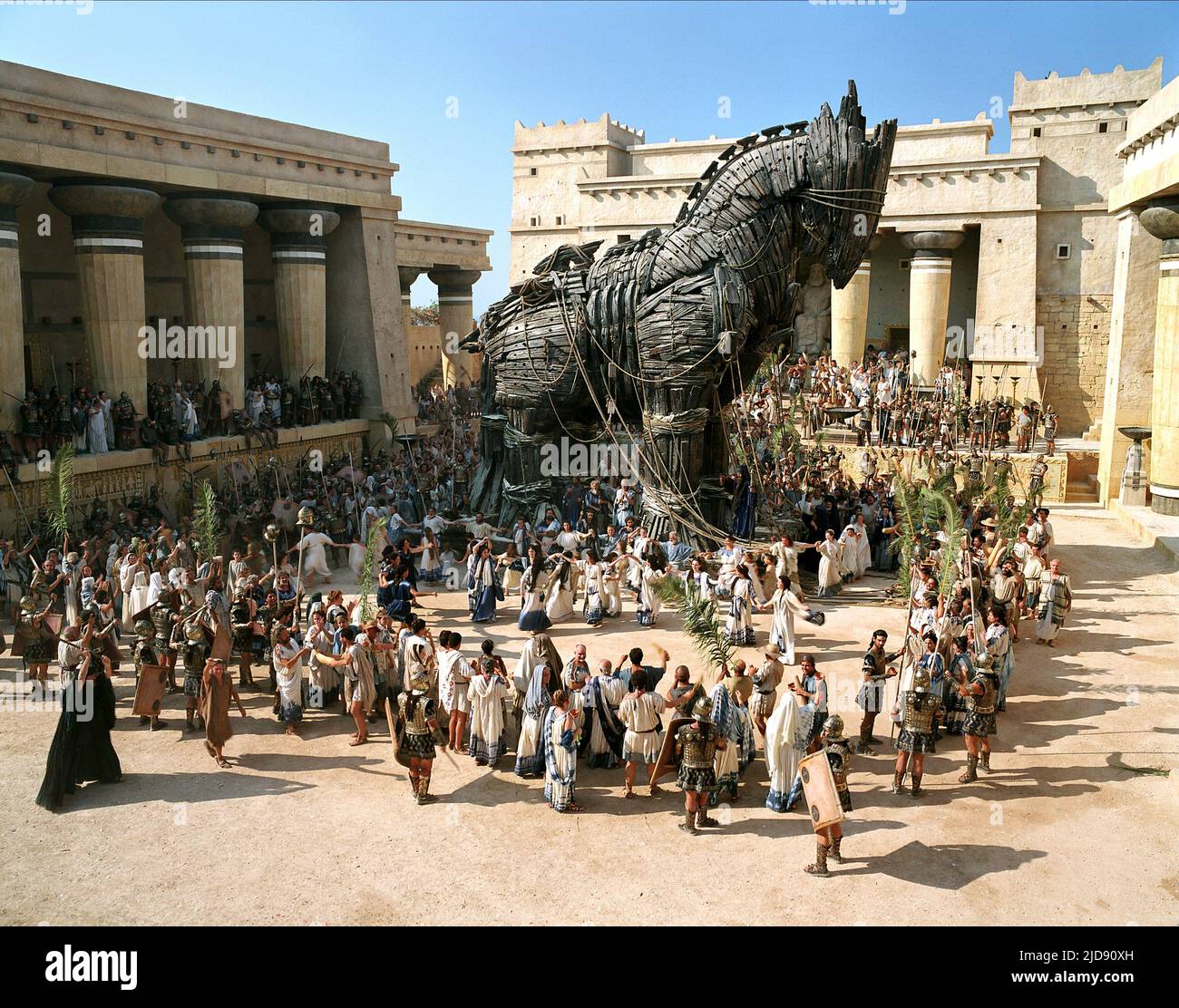 CAVALLO DI TROIA, TROY, 2004, Foto Stock