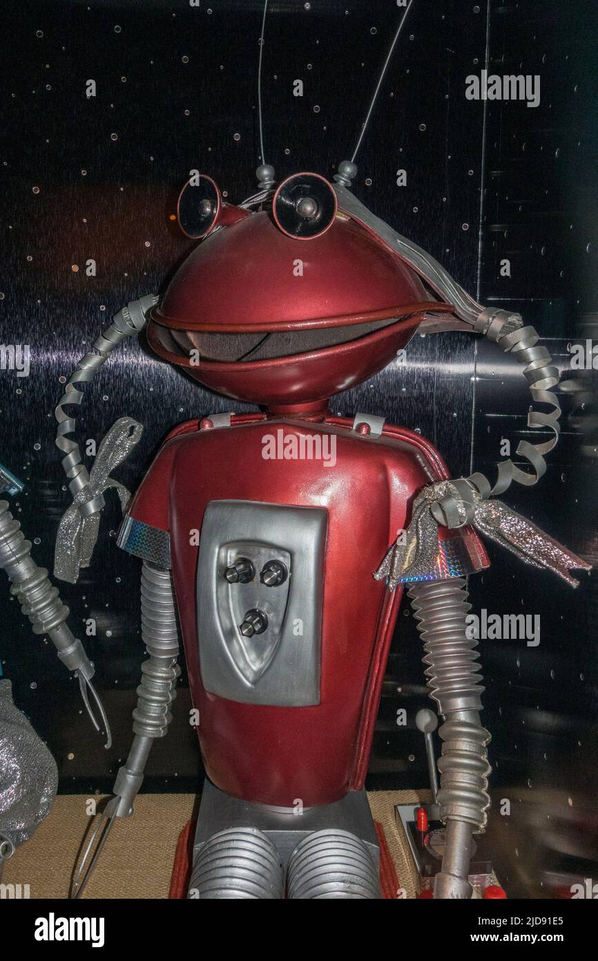 A Smash Martian, star di una serie di campagne pubblicitarie TV 1970s & primi 1980s per Smash Instant purè di patate. Foto Stock