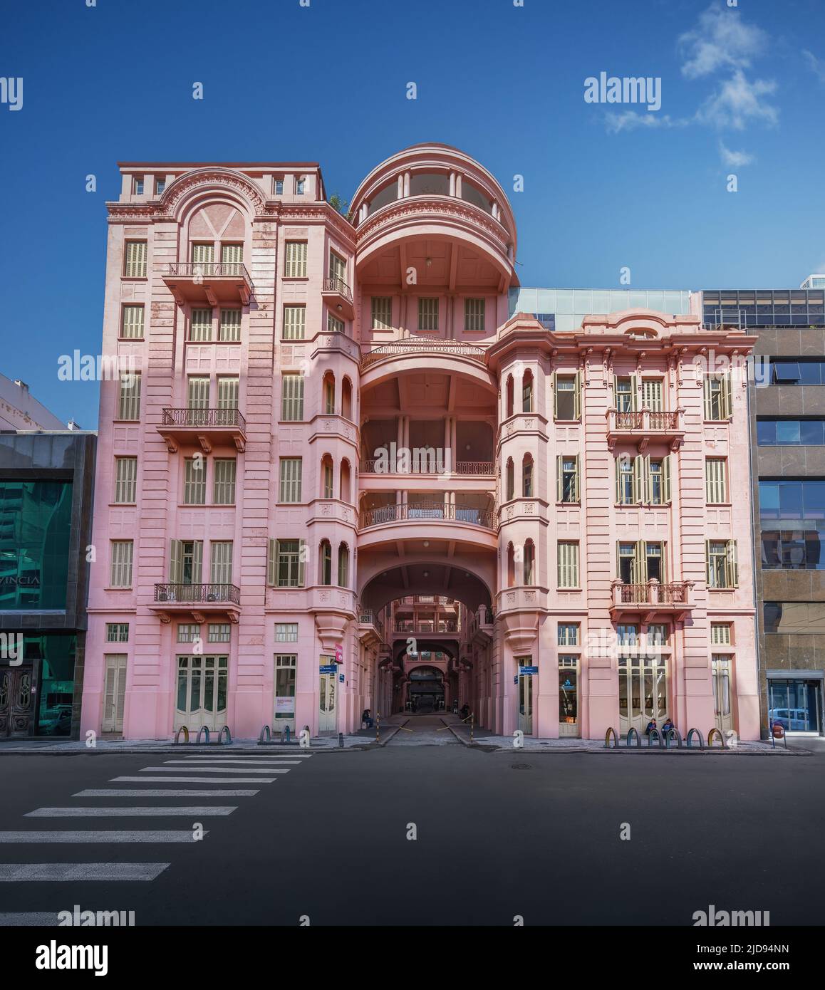 Casa de Cultura Mario Quintana (Casa della Cultura Mario Quintana) ex Hotel Majestic - Porto Alegre, Rio Grande do sul, Brasile Foto Stock