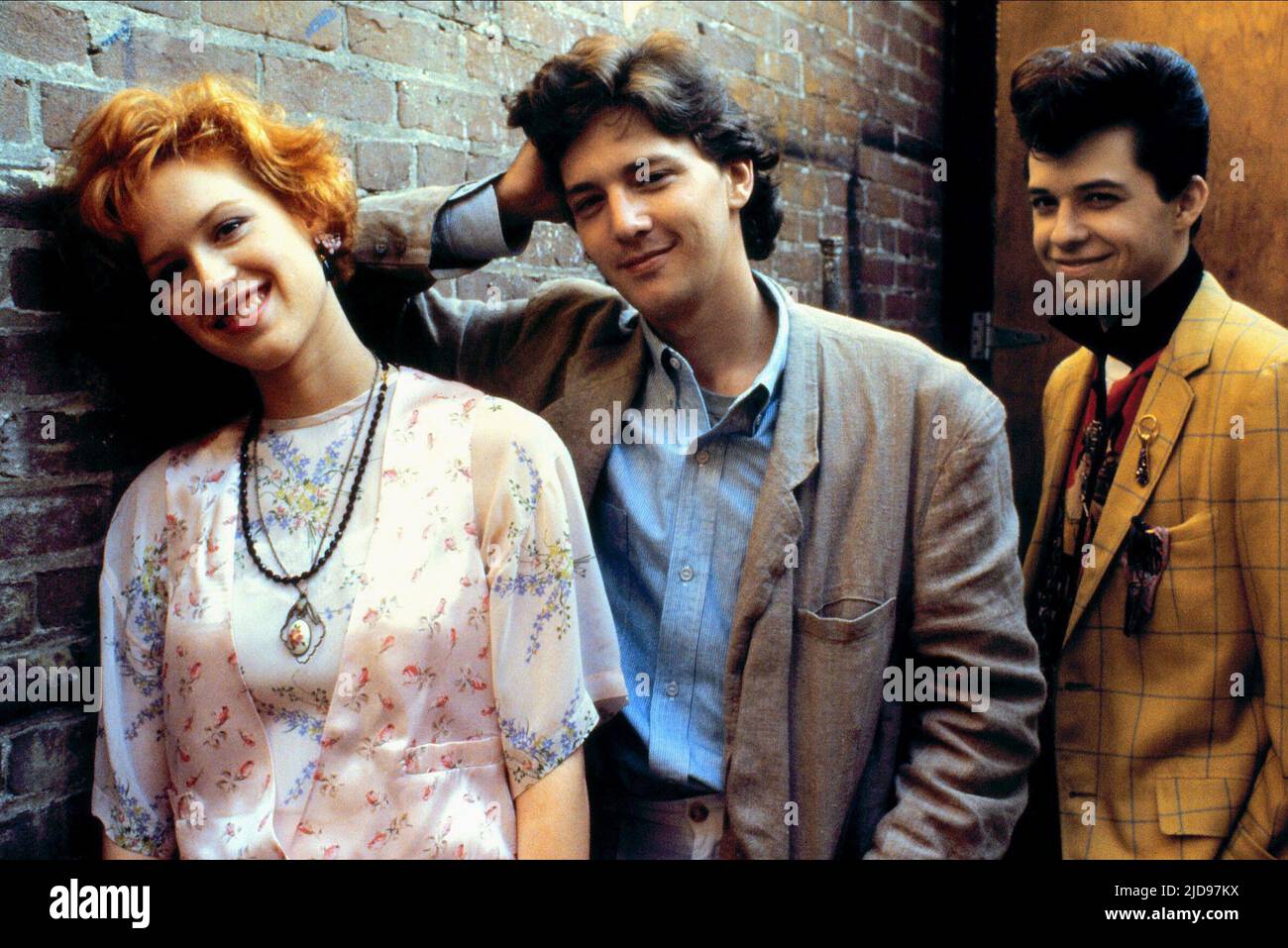 RINGWALD,MCCARTHY,CRYER, PRETTY IN PINK, 1986, Foto Stock