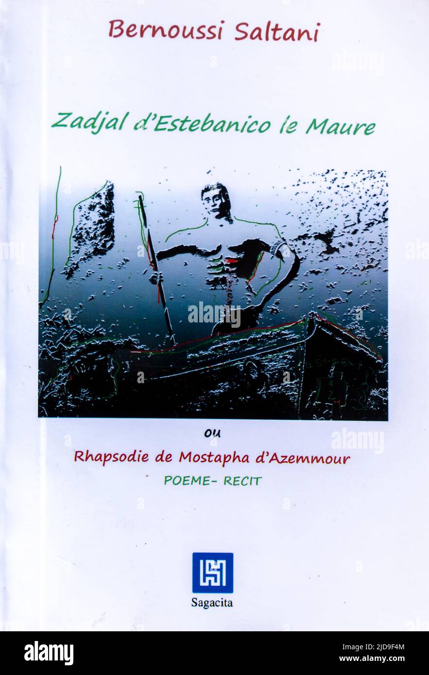 Bernoussi Saltani - poesie - copertina del libro Foto Stock